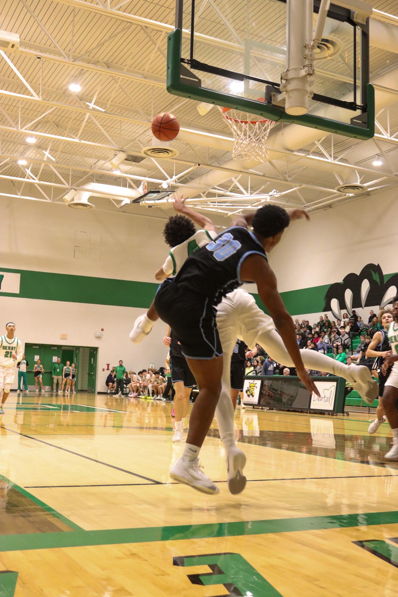 Boys varsity basketball vs. Eisenhower (Photos by Delainey Stephenson)