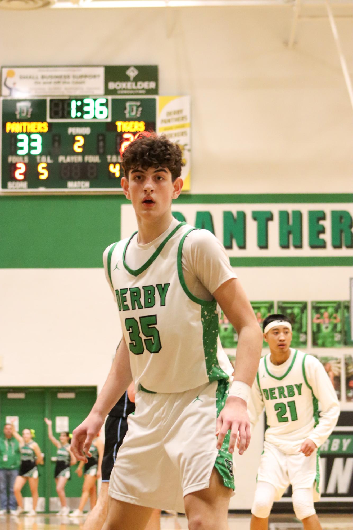 Boys varsity basketball vs. Eisenhower (Photos by Delainey Stephenson)