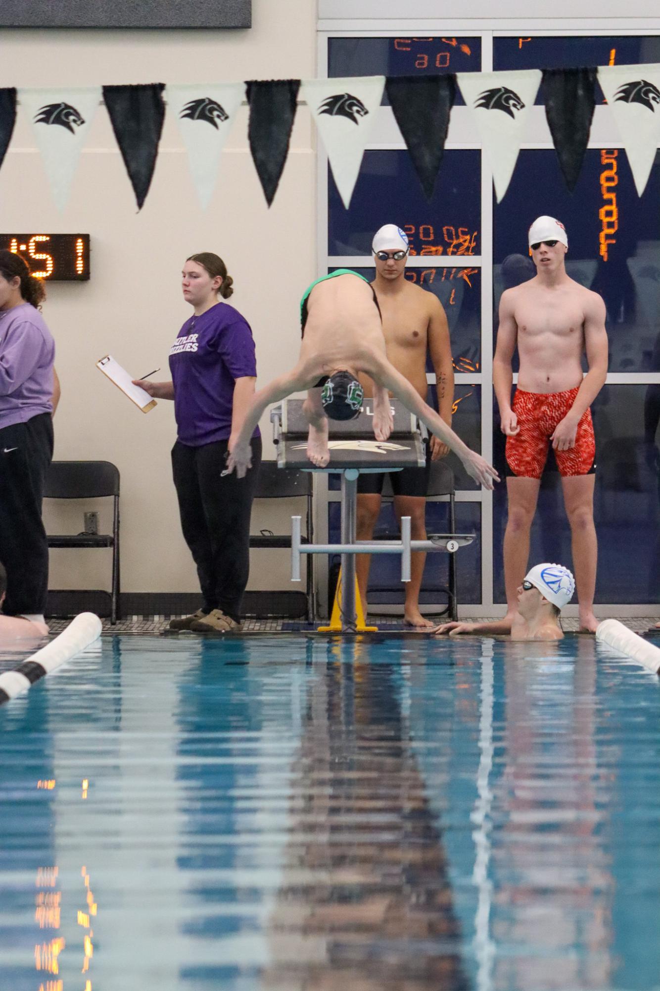Boys varsity swim meet (Photos by Delainey Stephenson)