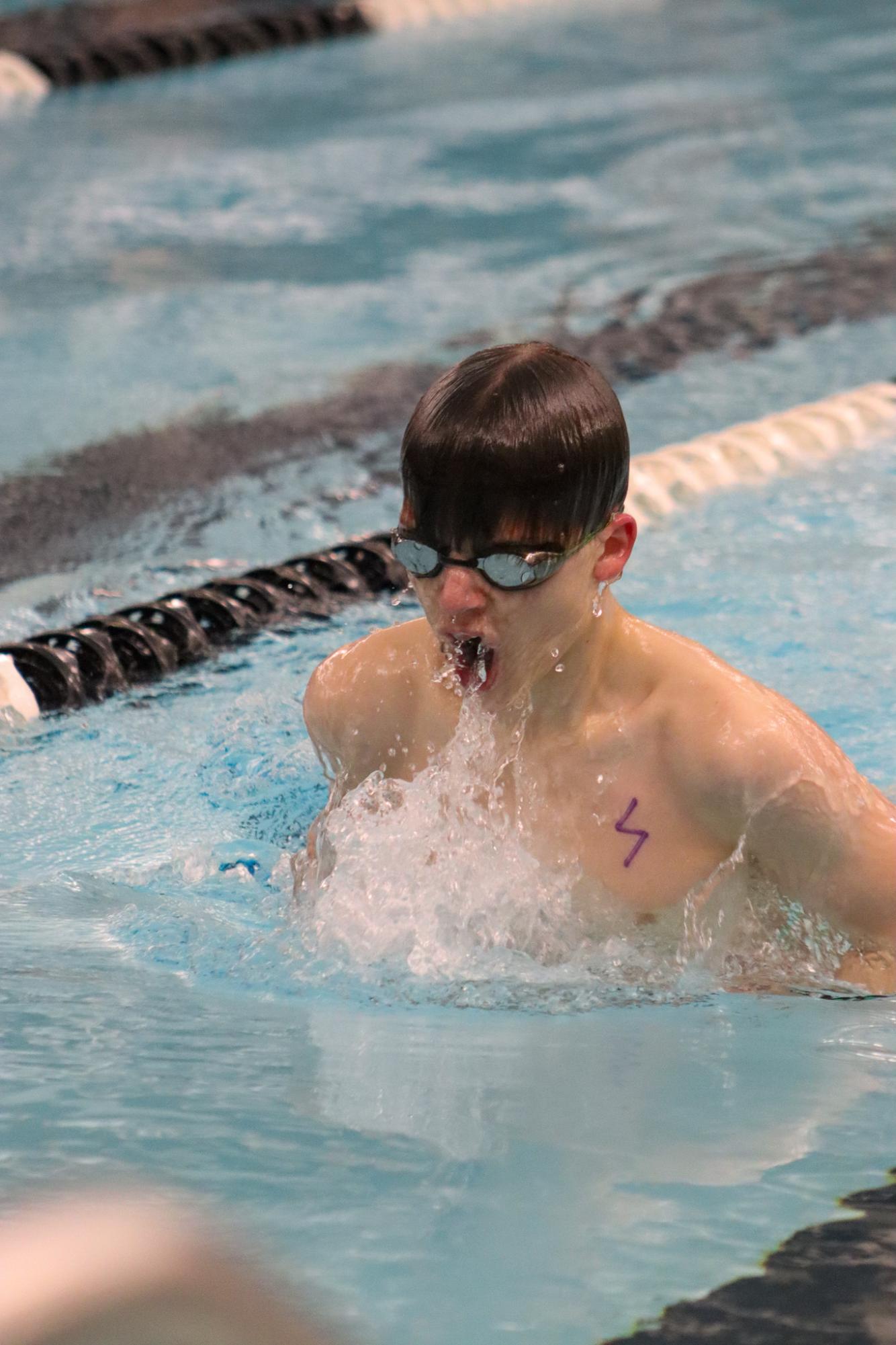 Boys varsity swim meet (Photos by Delainey Stephenson)