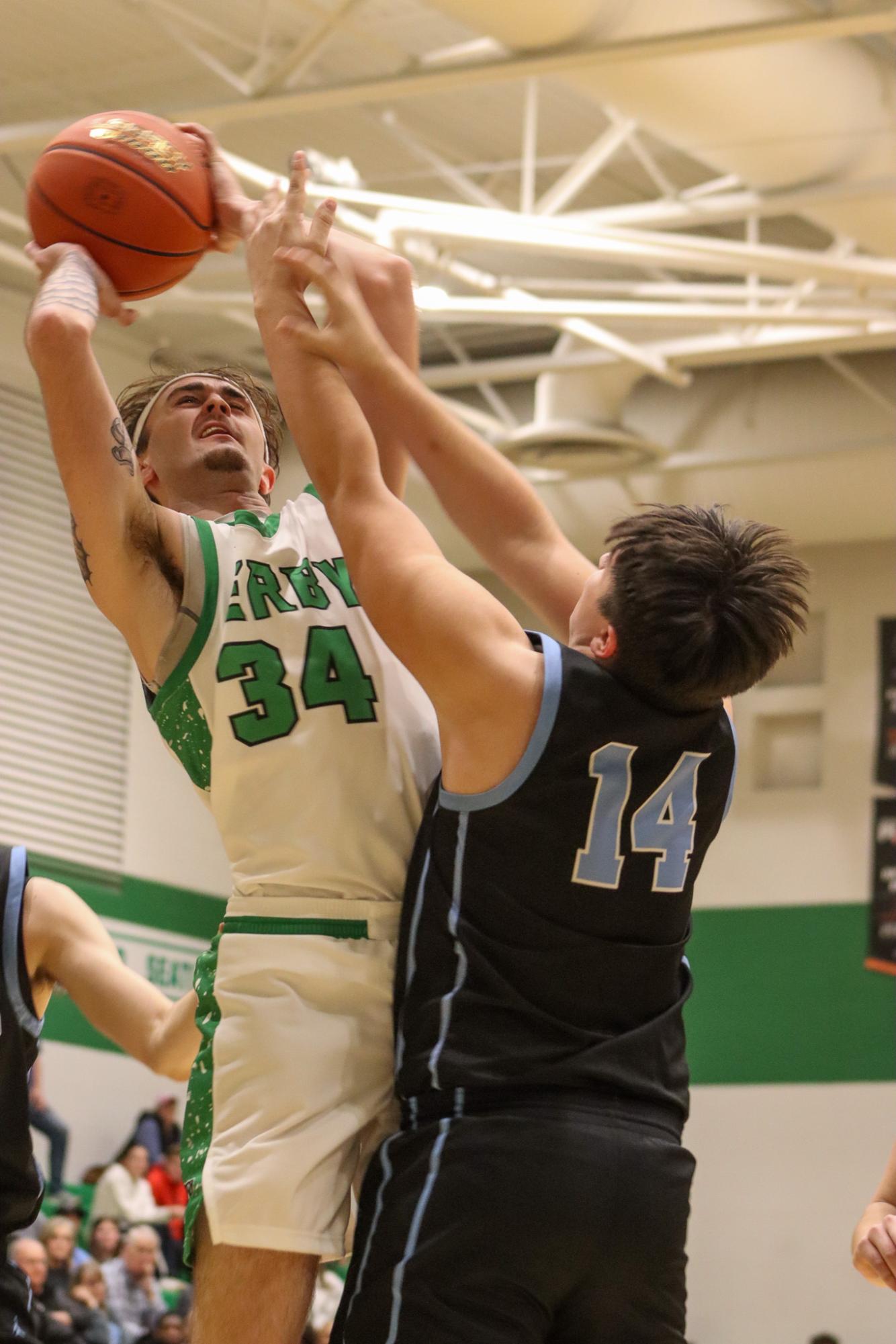 Boys varsity basketball vs. Eisenhower (Photos by Delainey Stephenson)