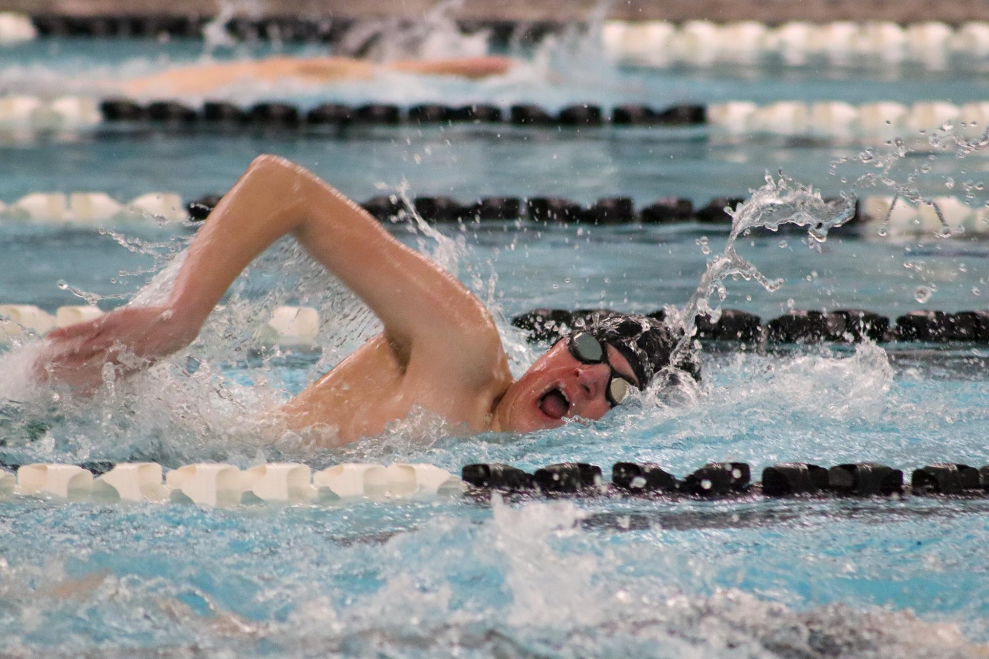 Boys varsity swim meet (Photos by Delainey Stephenson)