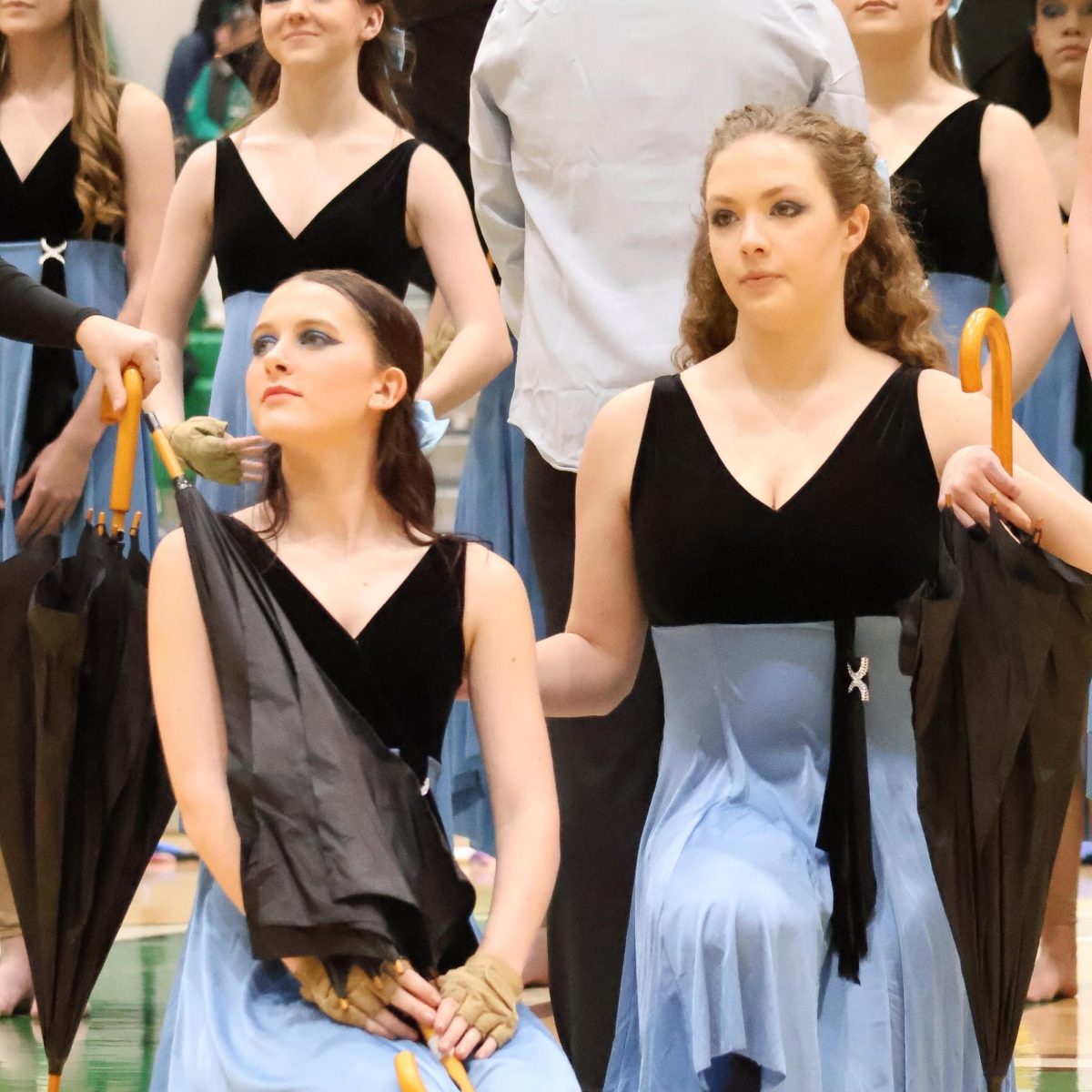 For the first time since 2019, derby color guard as brought back their winter performances and going further to becoming a competitive team in the ICT area performing their show entitled, 'Rainbow'