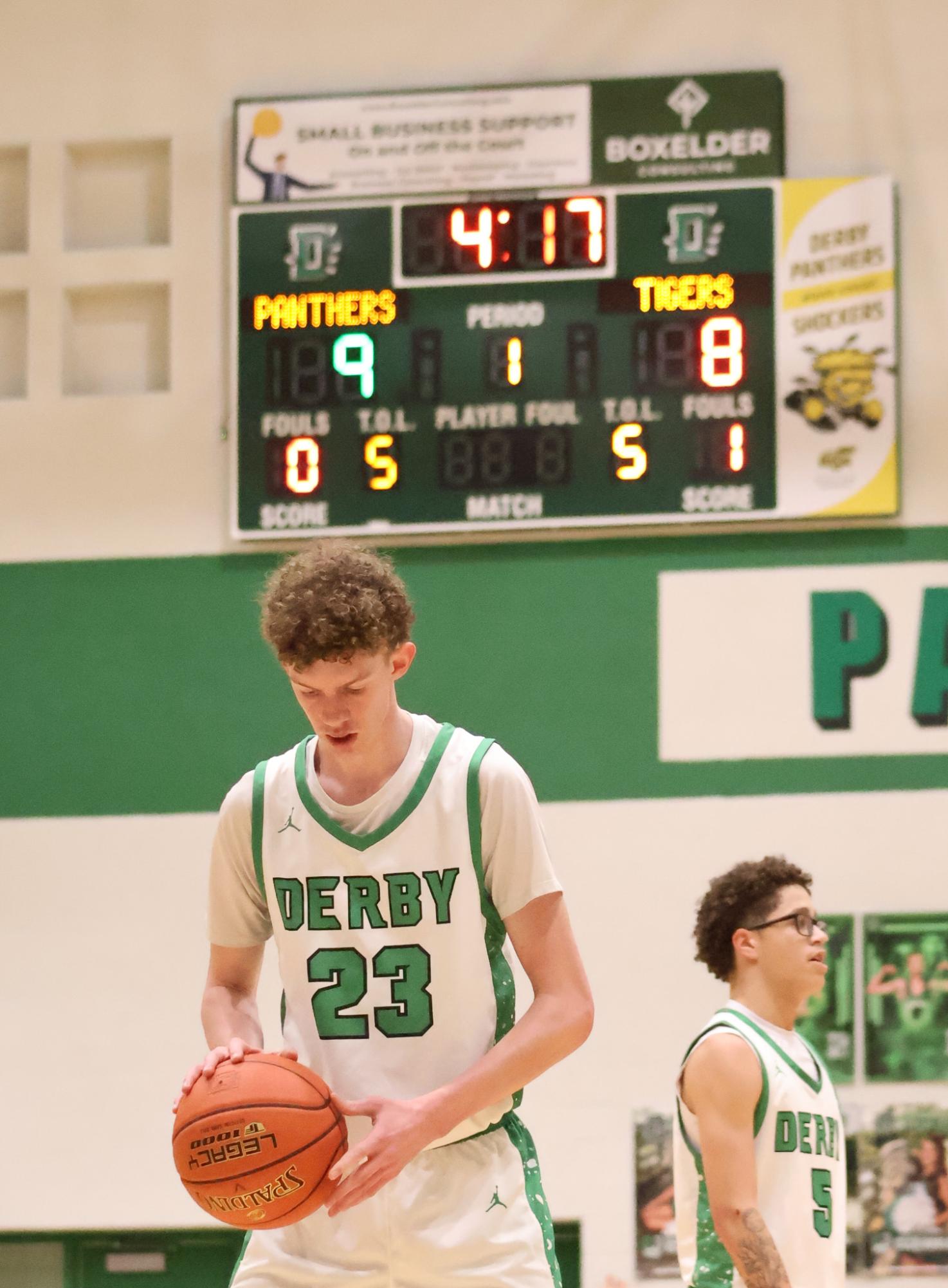 Boys varsity basketball vs. Eisenhower (Photos by Bree Stuhlsatz)