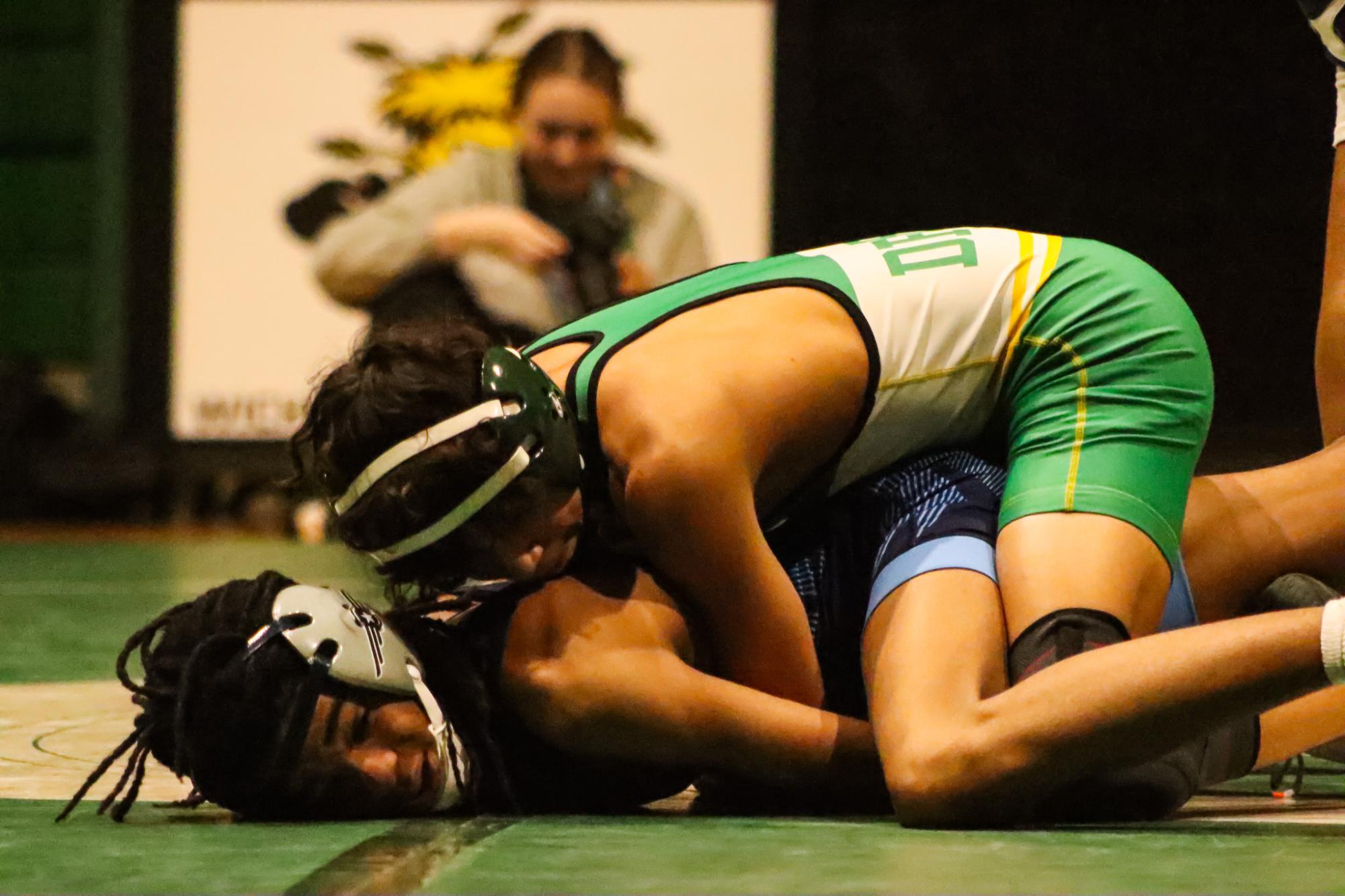 Varsity Wrestling Duals (By Ava Phouangmala)