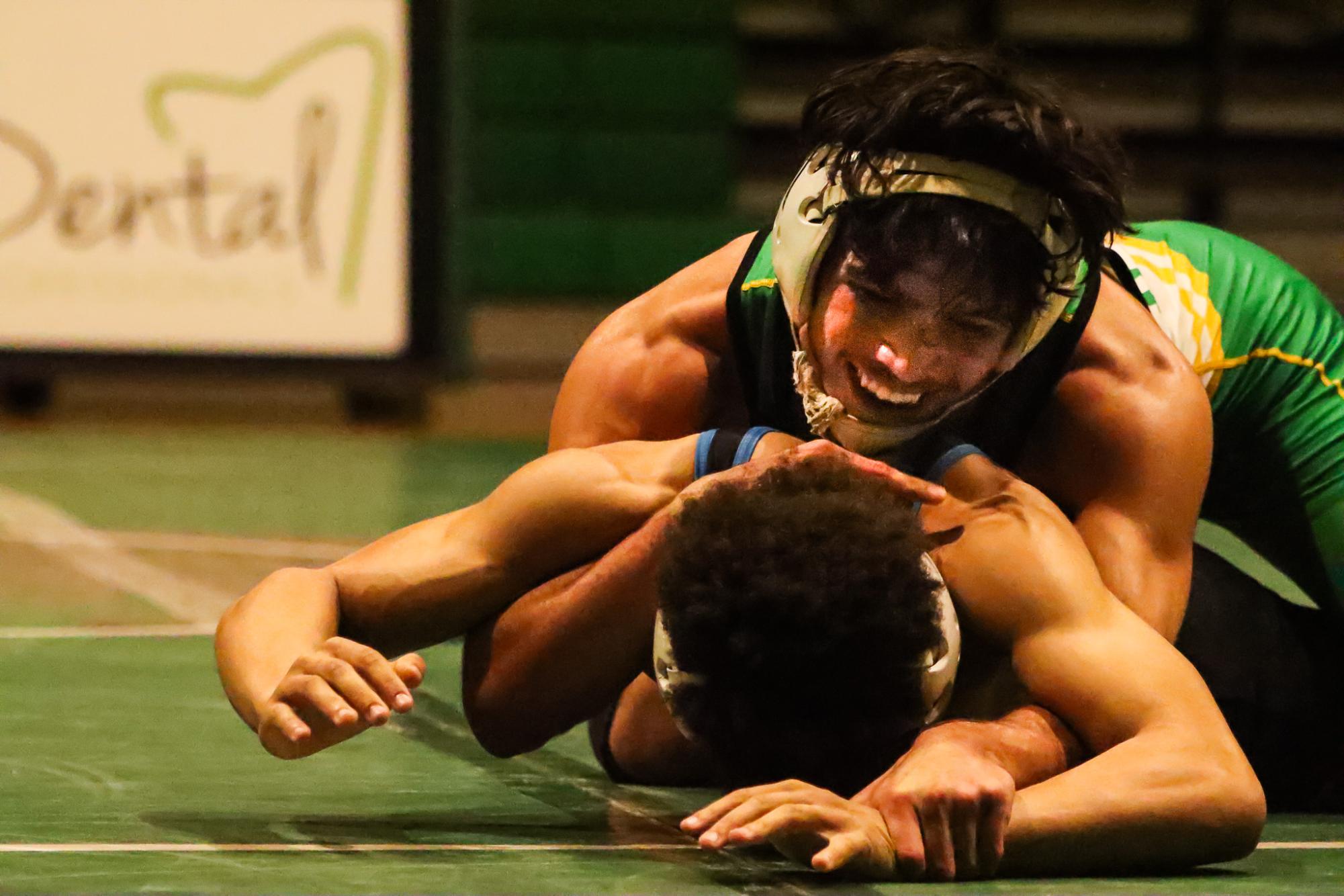 Varsity Wrestling Duals (By Ava Phouangmala)