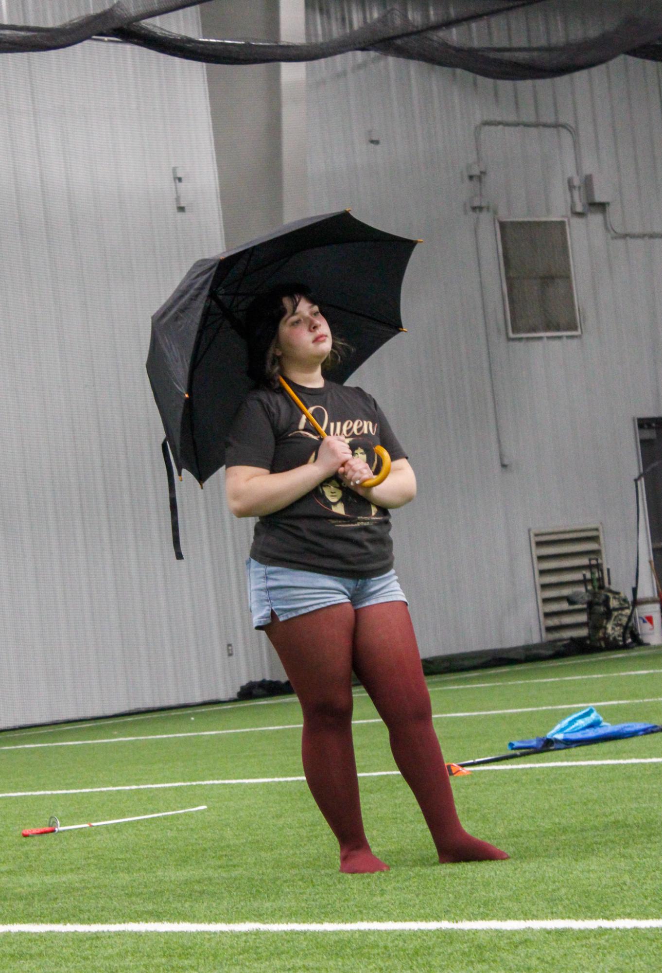 Winter Guard Practice (Photos by Janie Edwards)