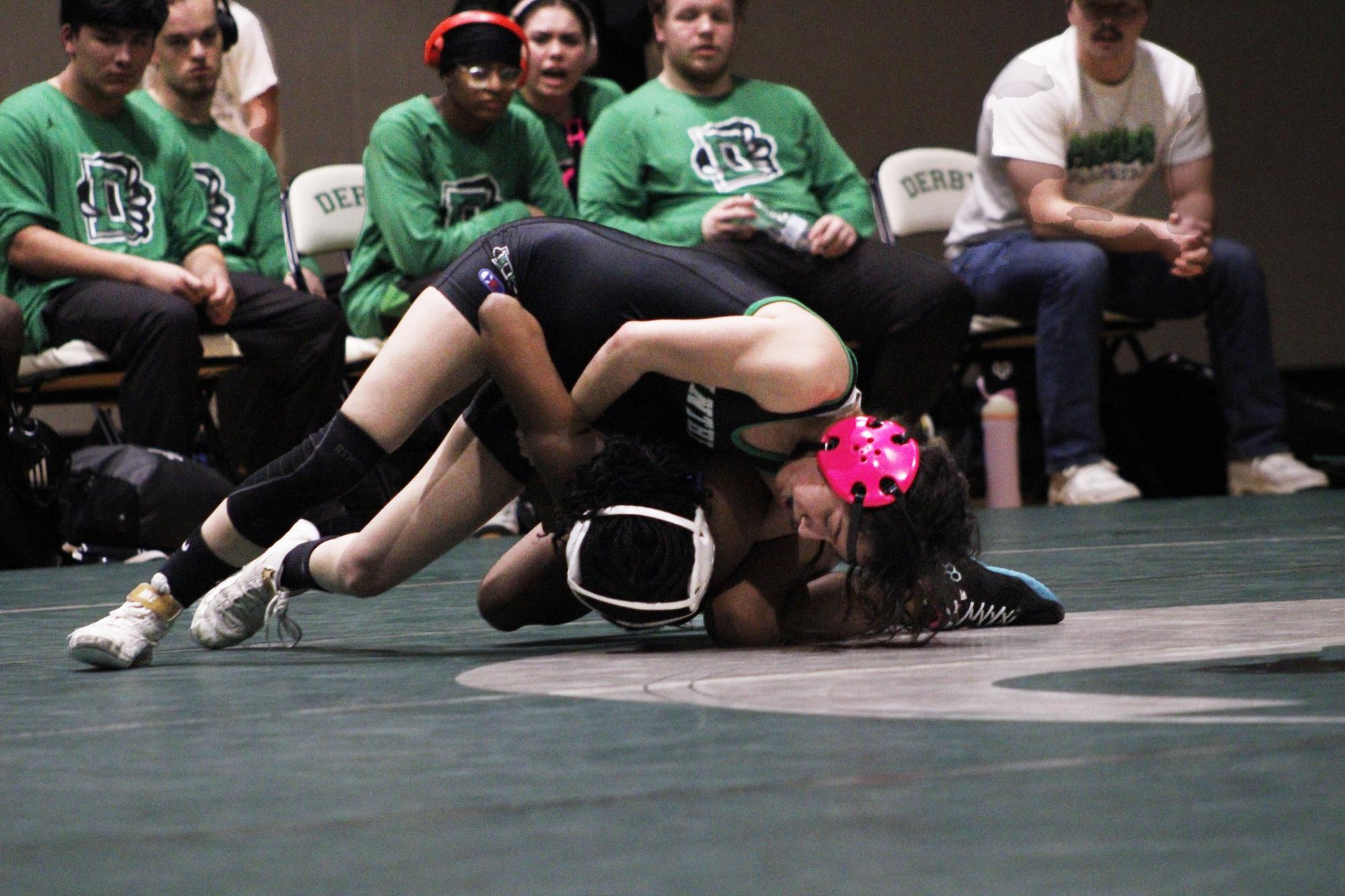 Girls varsity vs East wrestling duals (Photos by Isadora Colgrove)