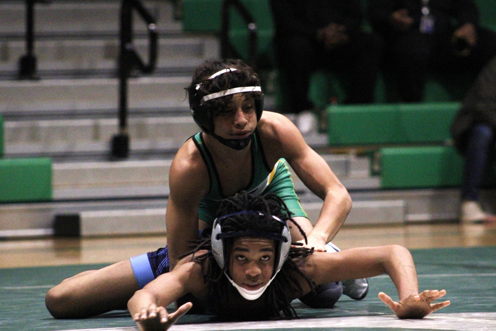 Boy varsity vs East wrestling duals (Photos by Isadora Colgrove)
