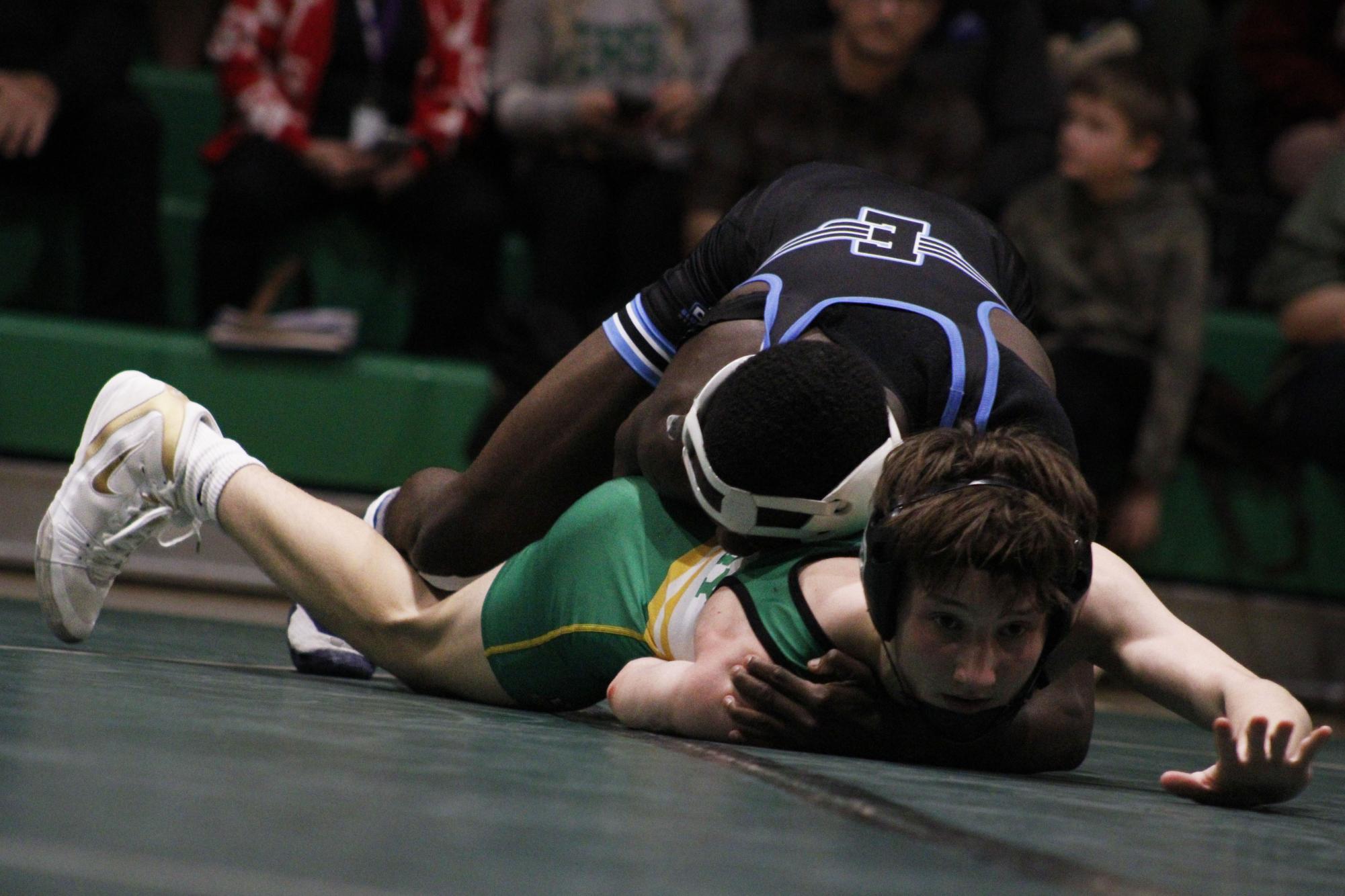 Boy varsity vs East wrestling duals (Photos by Isadora Colgrove)