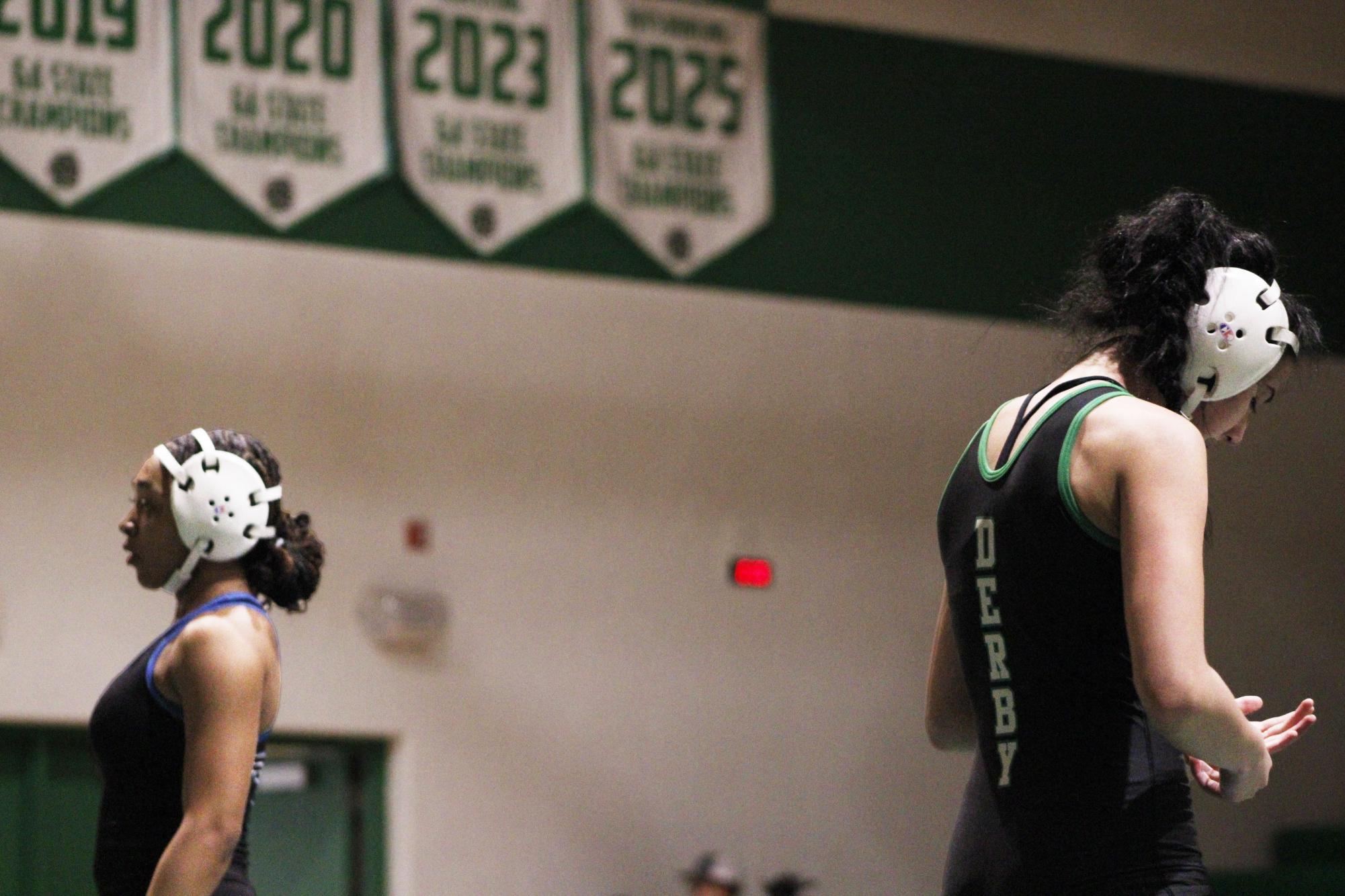 Girls varsity vs East wrestling duals (Photos by Isadora Colgrove)