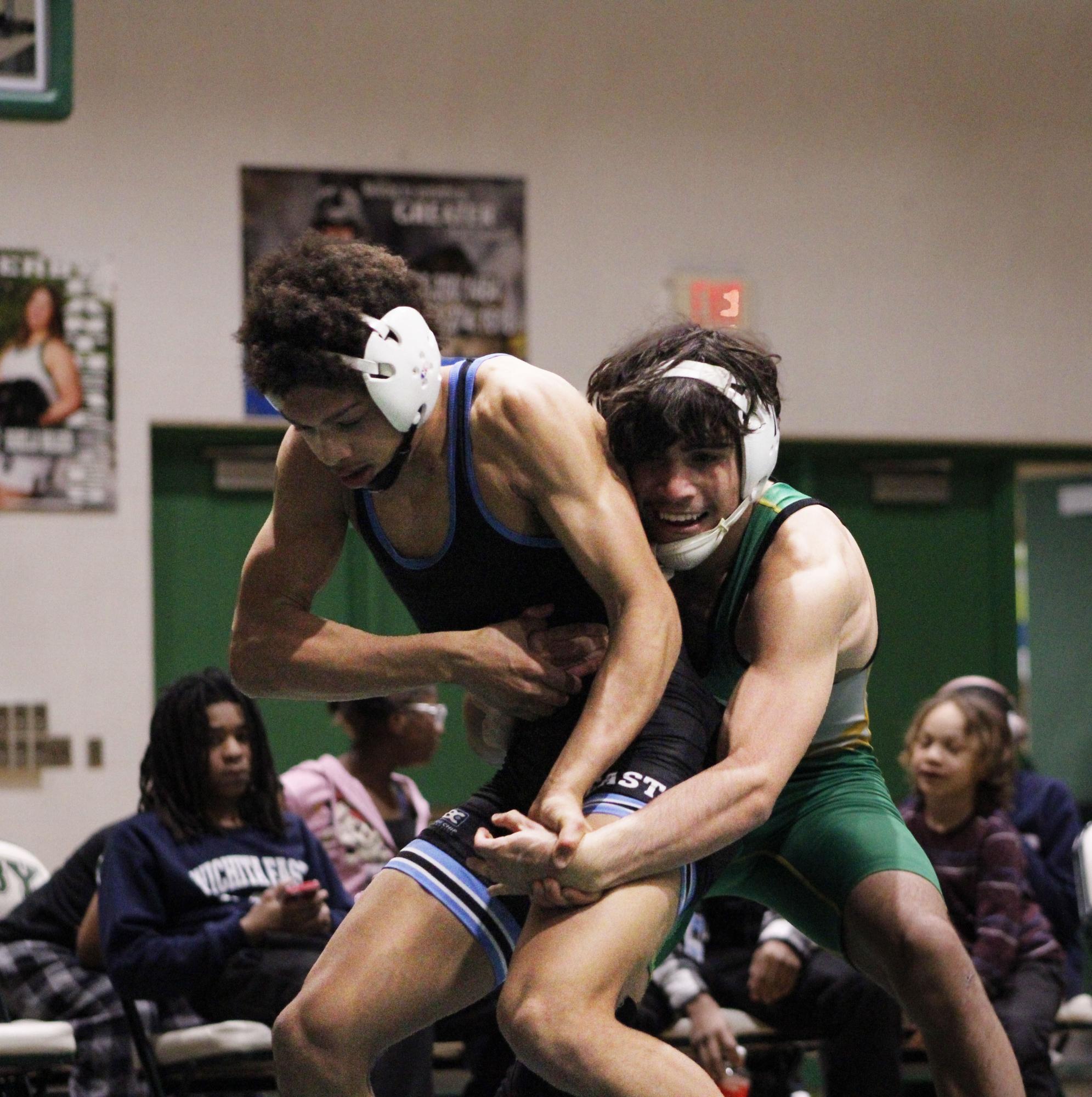 Boy varsity vs East wrestling duals (Photos by Isadora Colgrove)