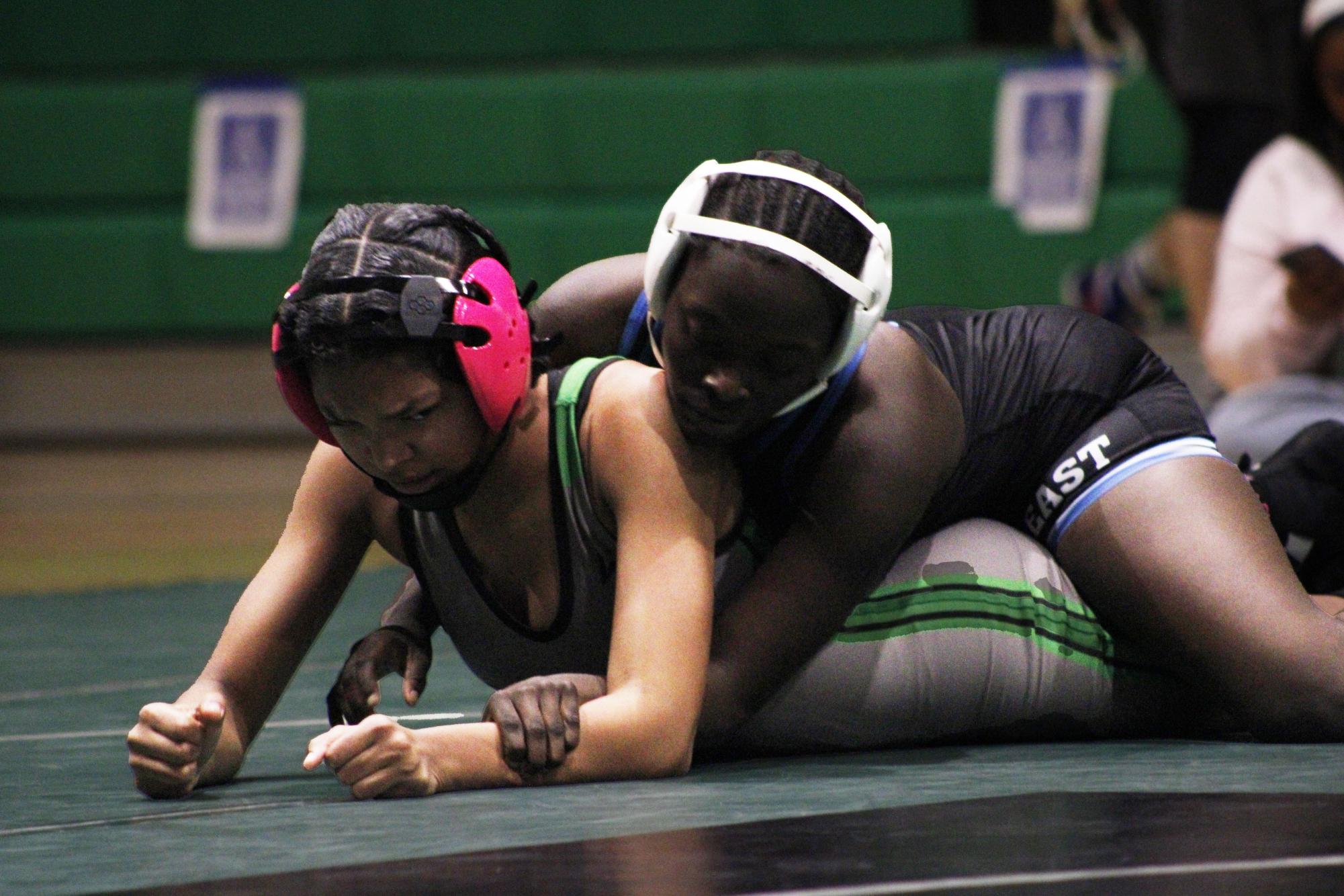Girls varsity vs East wrestling duals (Photos by Isadora Colgrove)