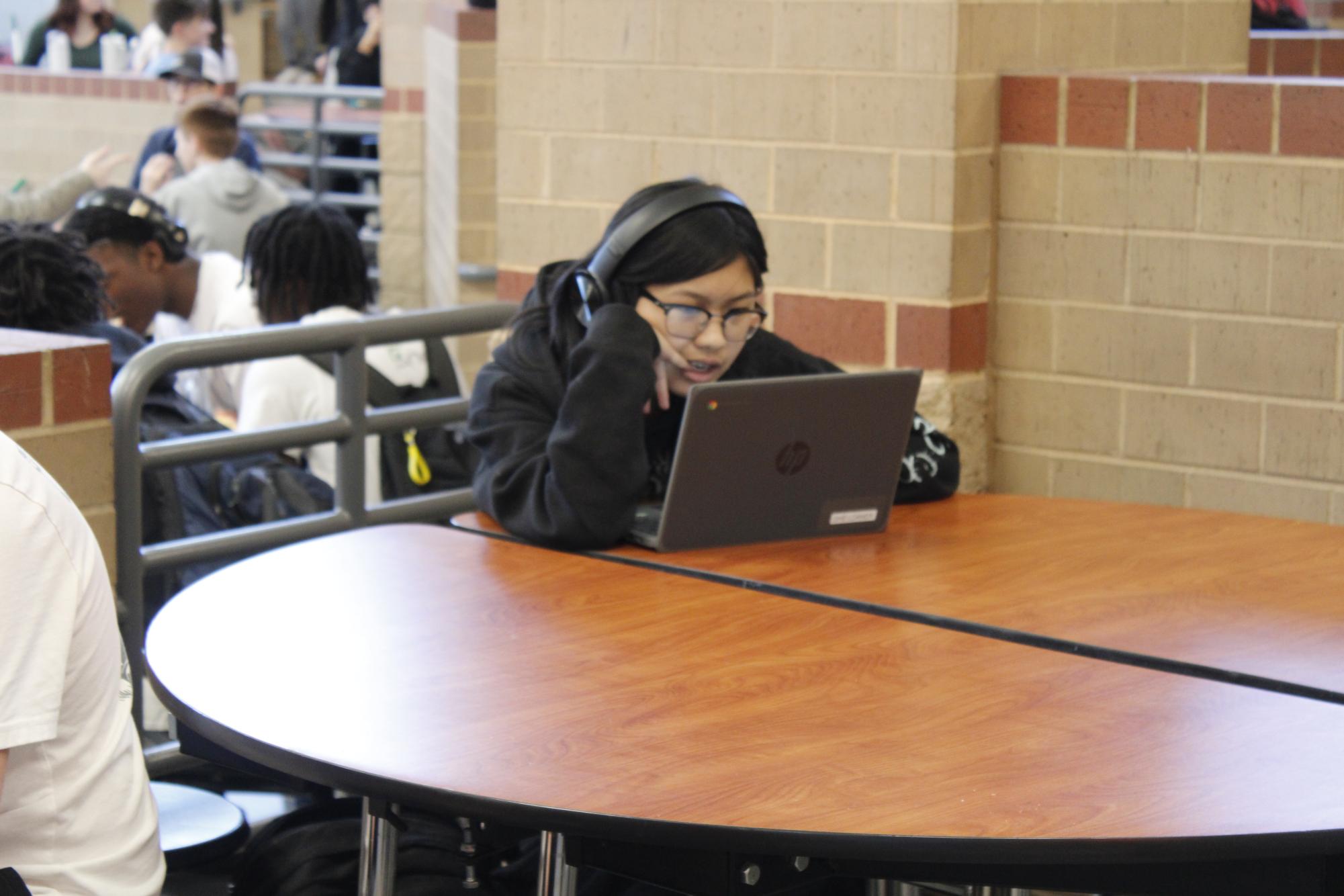 Students at Lunch (photos by Emmersyn Bonebrake)