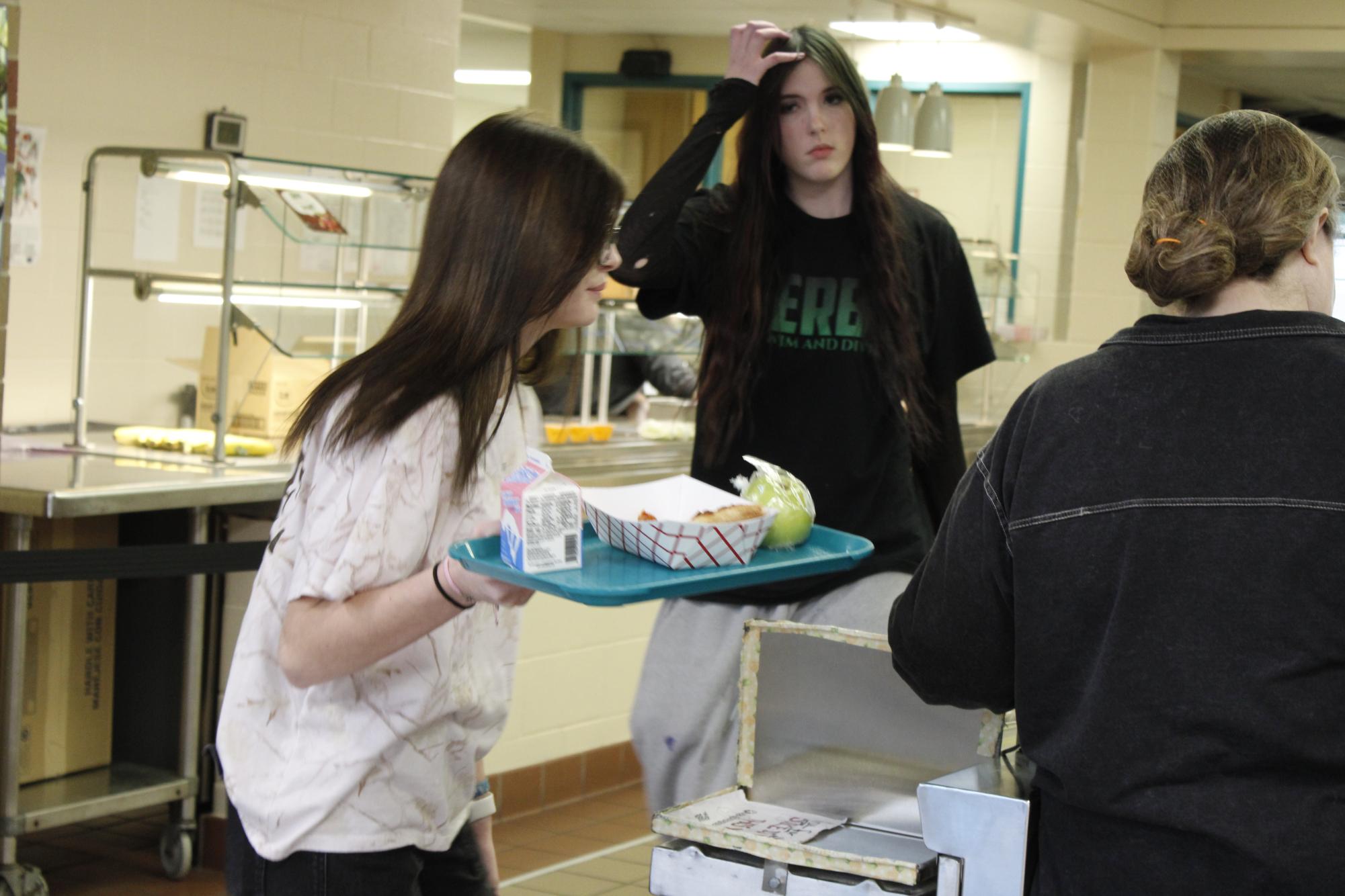 Students at Lunch (photos by Emmersyn Bonebrake)