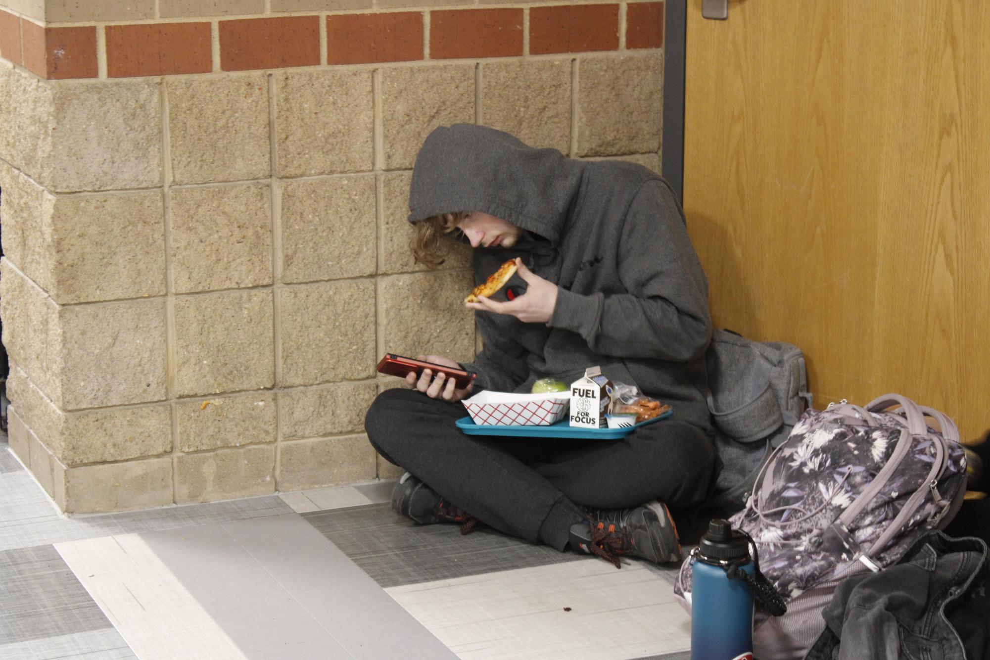 Students at Lunch (photos by Emmersyn Bonebrake)