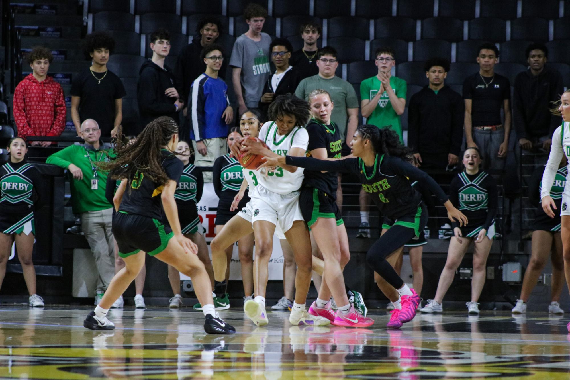 Girls State Basketball vs. Shawnee Mission South (Photos by Kaelyn Kissack)