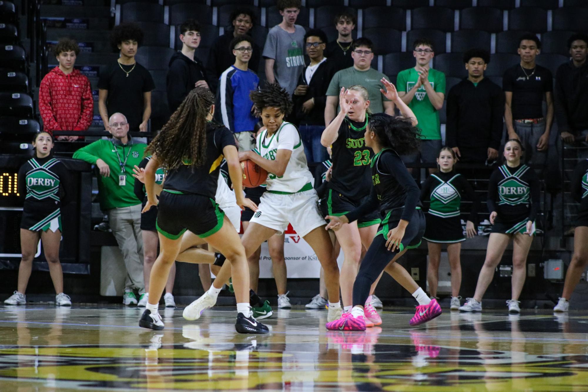Girls State Basketball vs. Shawnee Mission South (Photos by Kaelyn Kissack)
