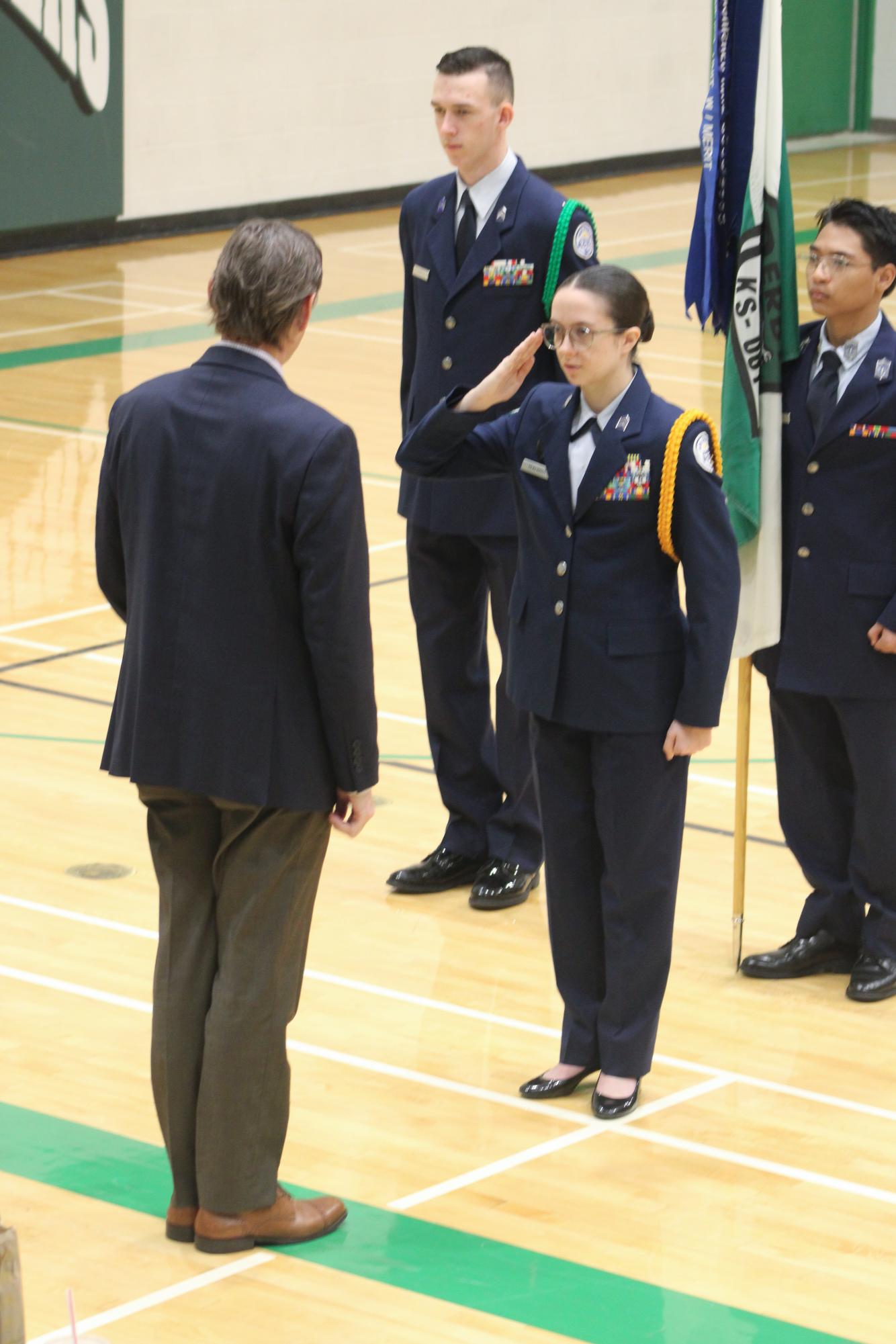 AFJROTC Annual Unit Inspection (photos by Alex Flores)