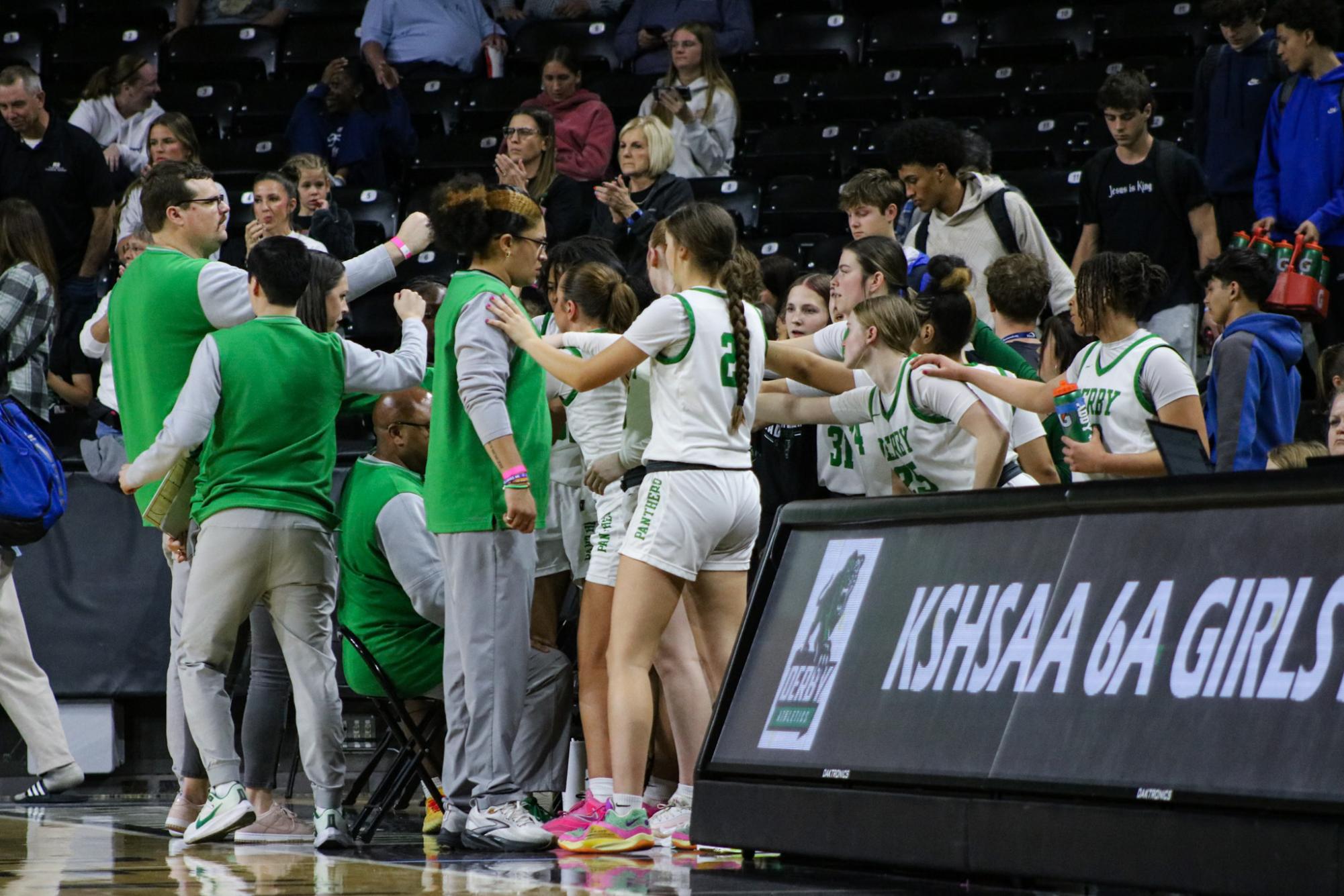 Girls State Basketball vs. Shawnee Mission South (Photos by Kaelyn Kissack)