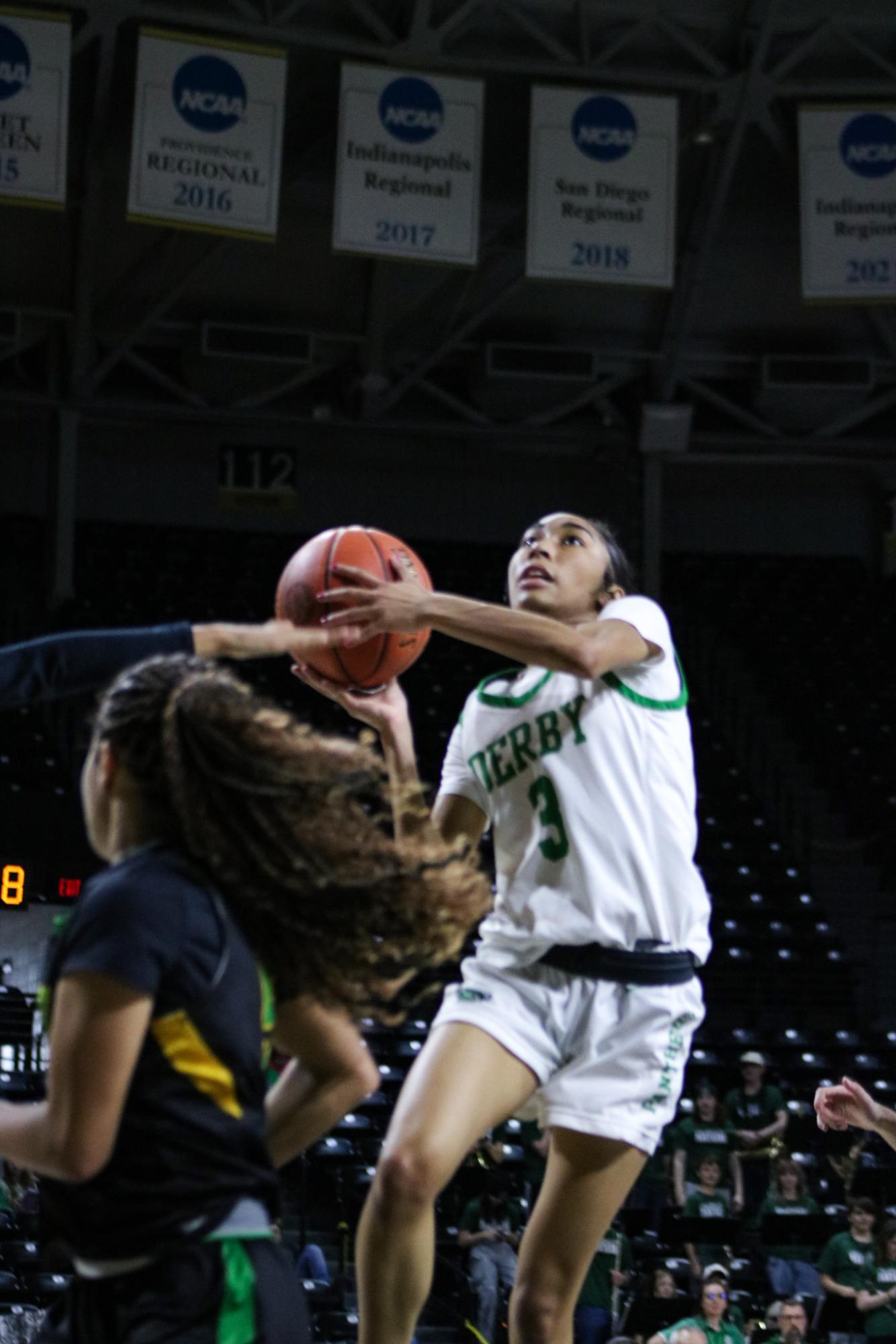 Girls State Basketball vs. Shawnee Mission South (Photos by Kaelyn Kissack)