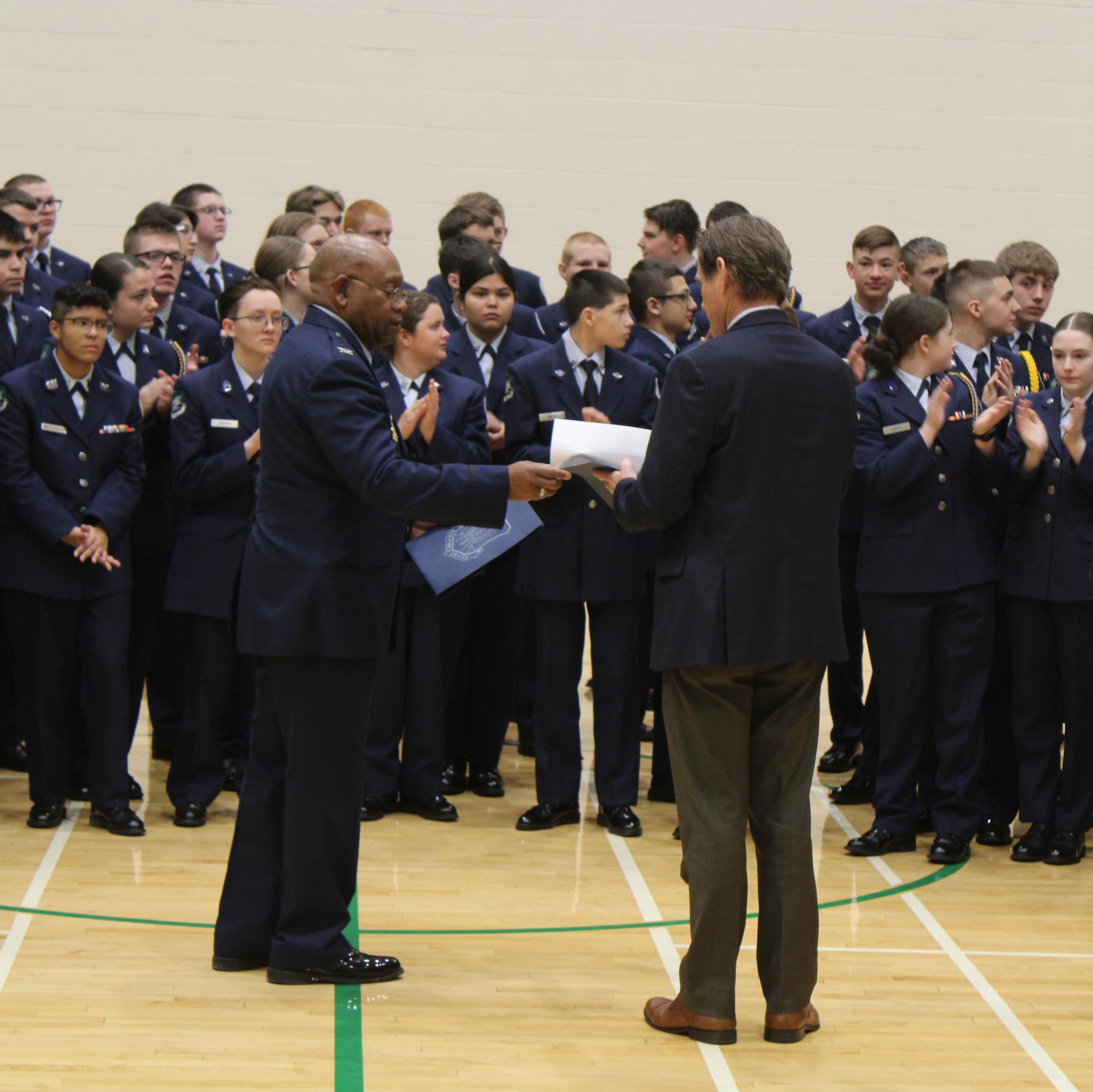 AFJROTC Annual Unit Inspection (photos by Alex Flores)