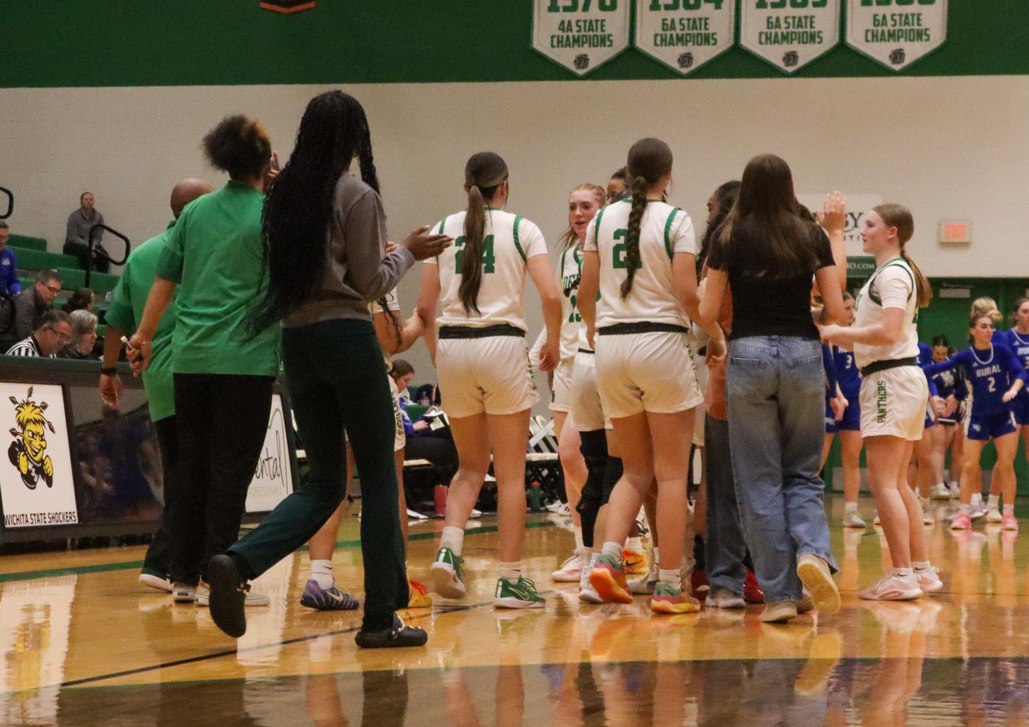 Girls Sub state Basketball vs Washburn Rural ( Photos by Tristan Anderson)