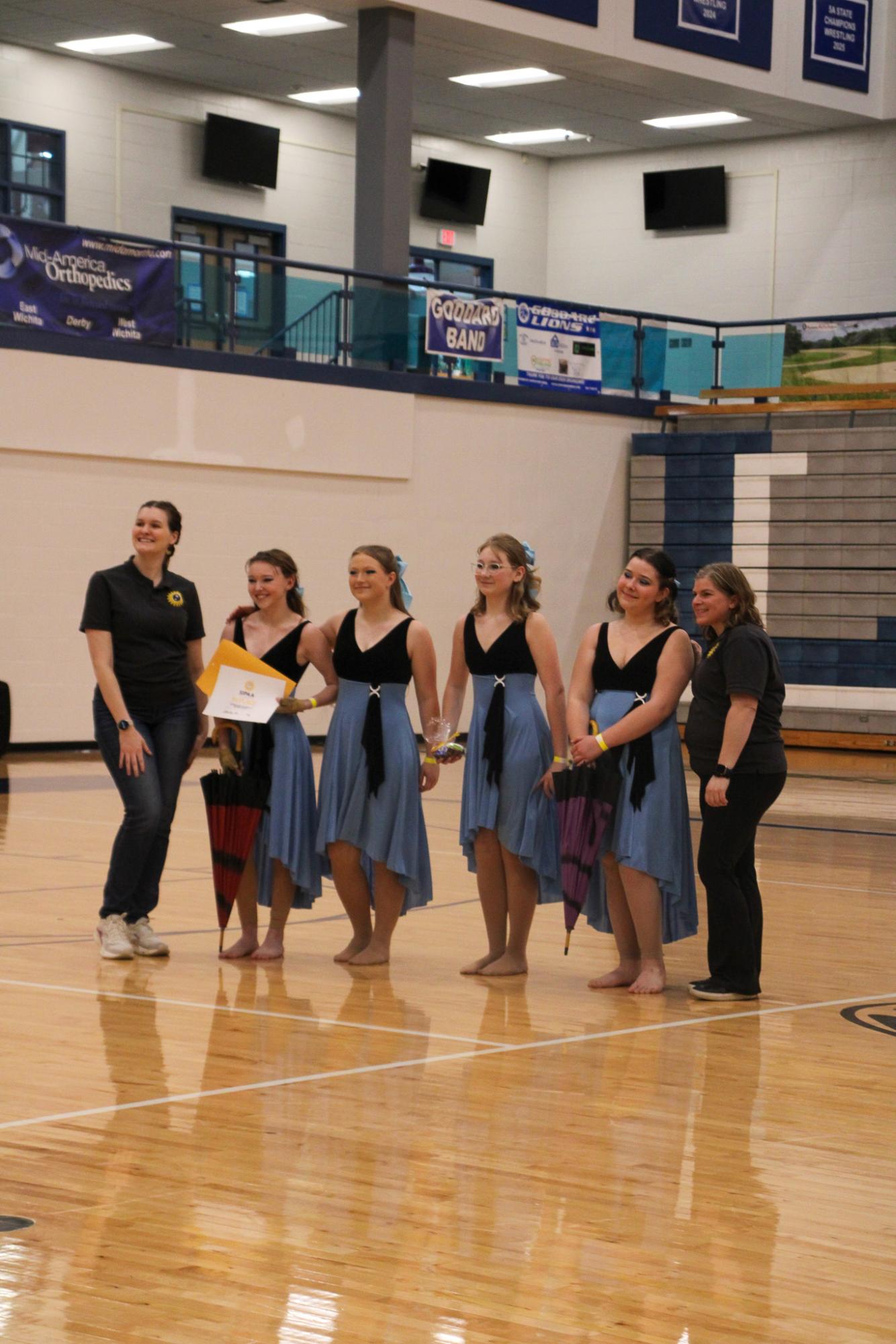 SIPPA Competition in Goddard for Winter Guard and ICT Winds (Photos by Janie Edwards)