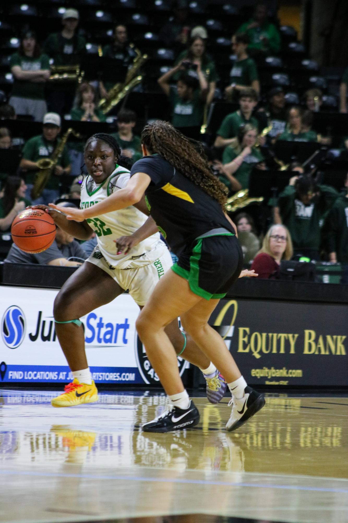 Girls State Basketball vs. Shawnee Mission South (Photos by Kaelyn Kissack)