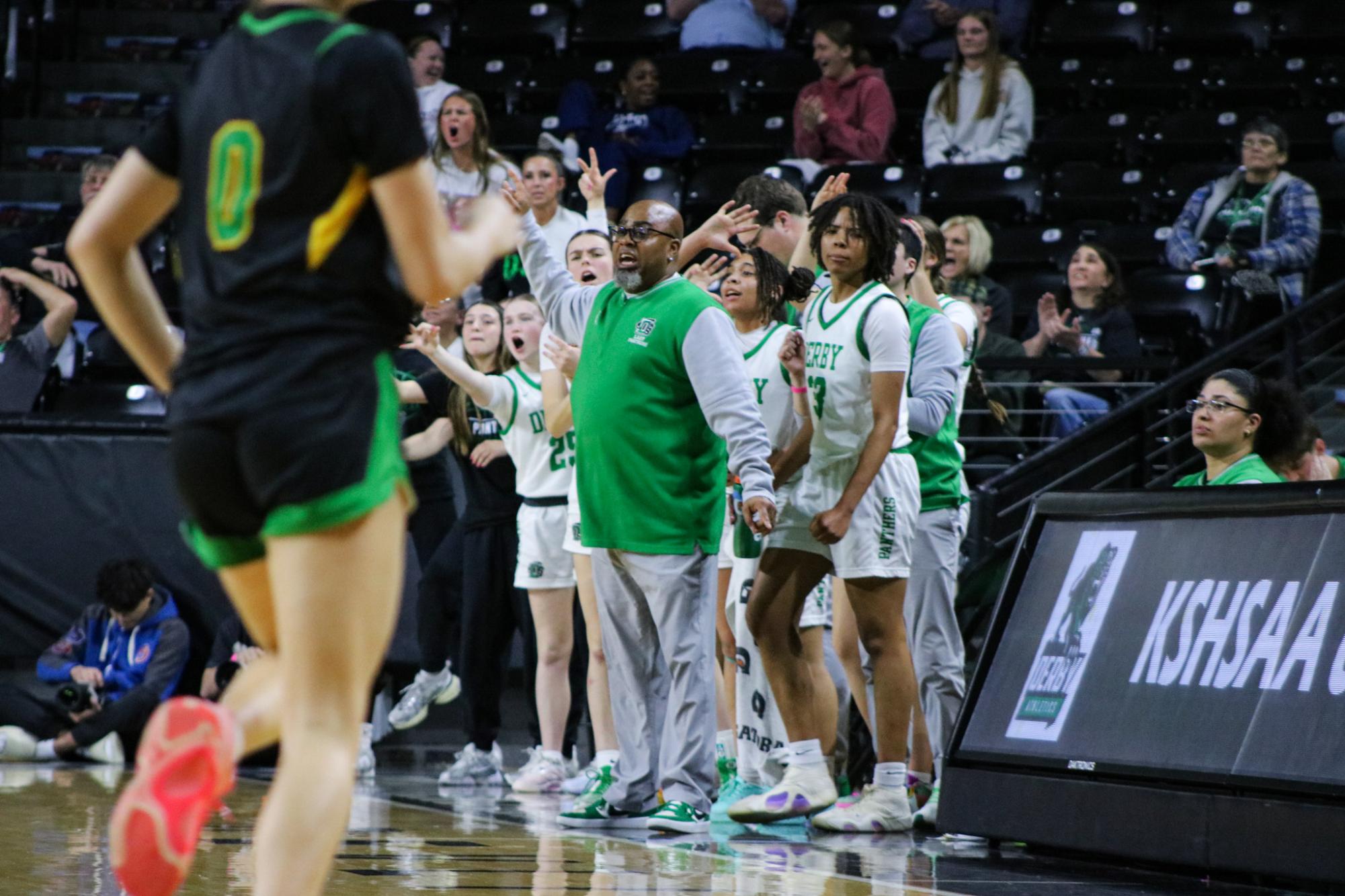 Girls State Basketball vs. Shawnee Mission South (Photos by Kaelyn Kissack)