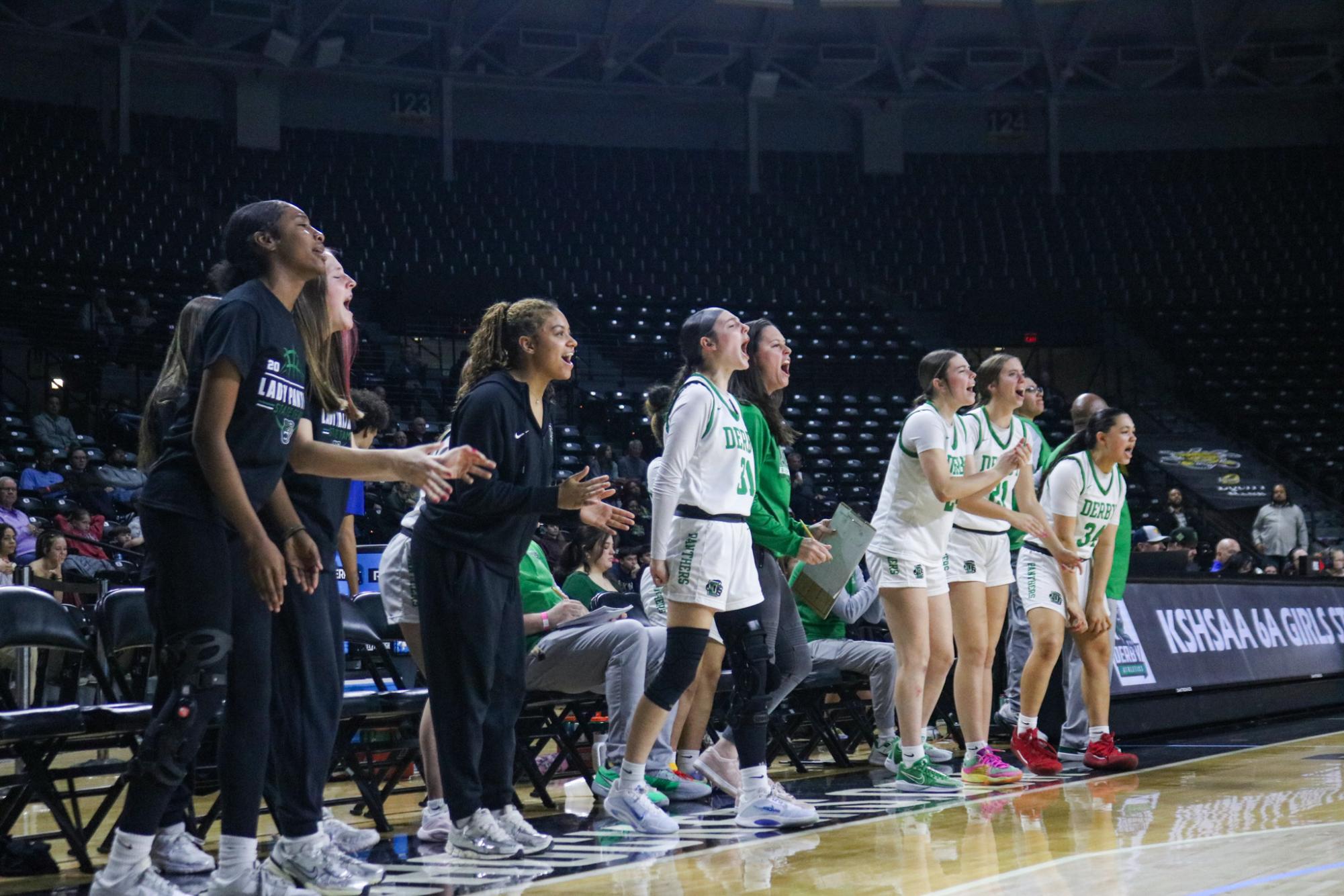 Girls State Basketball vs. Shawnee Mission South (Photos by Kaelyn Kissack)