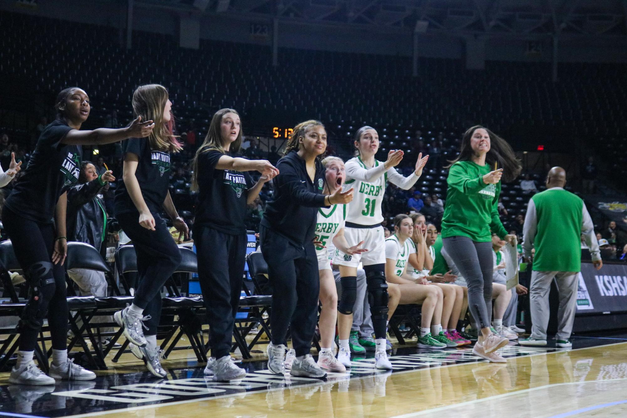 Girls State Basketball vs. Shawnee Mission South (Photos by Kaelyn Kissack)