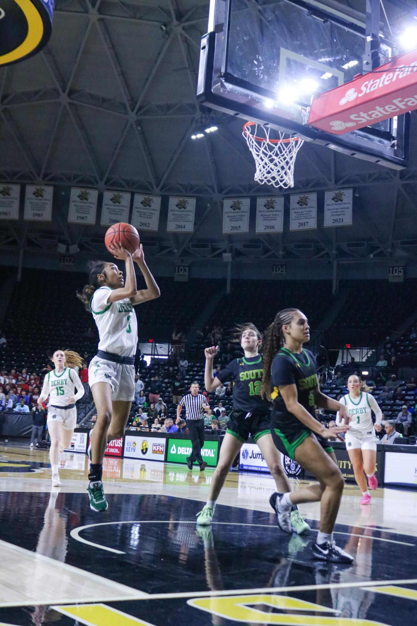 Girls State Basketball vs. Shawnee Mission South (Photos by Kaelyn Kissack)