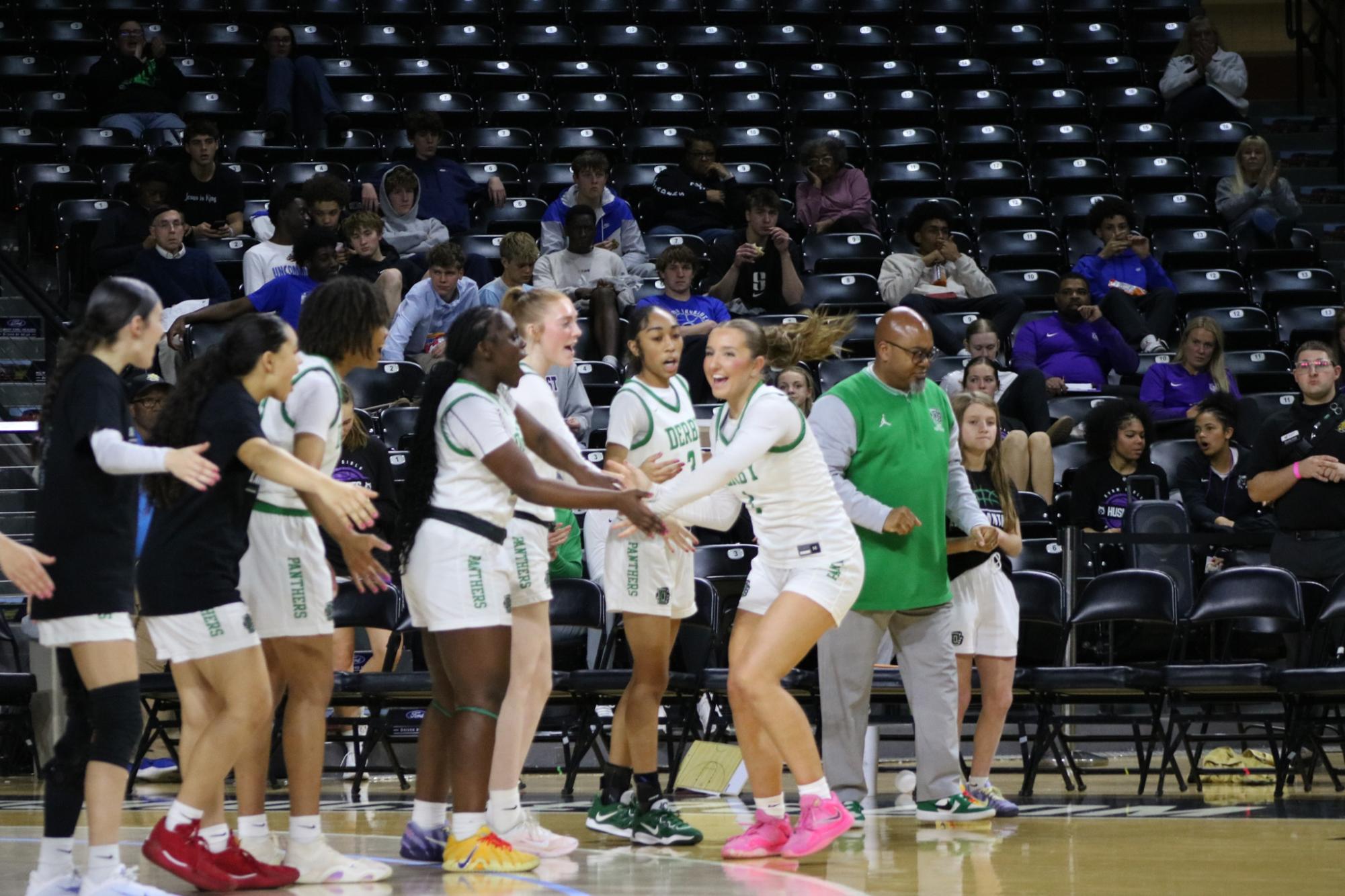 Girls State Basketball vs. Shawnee Mission South (Photos by Kaelyn Kissack)