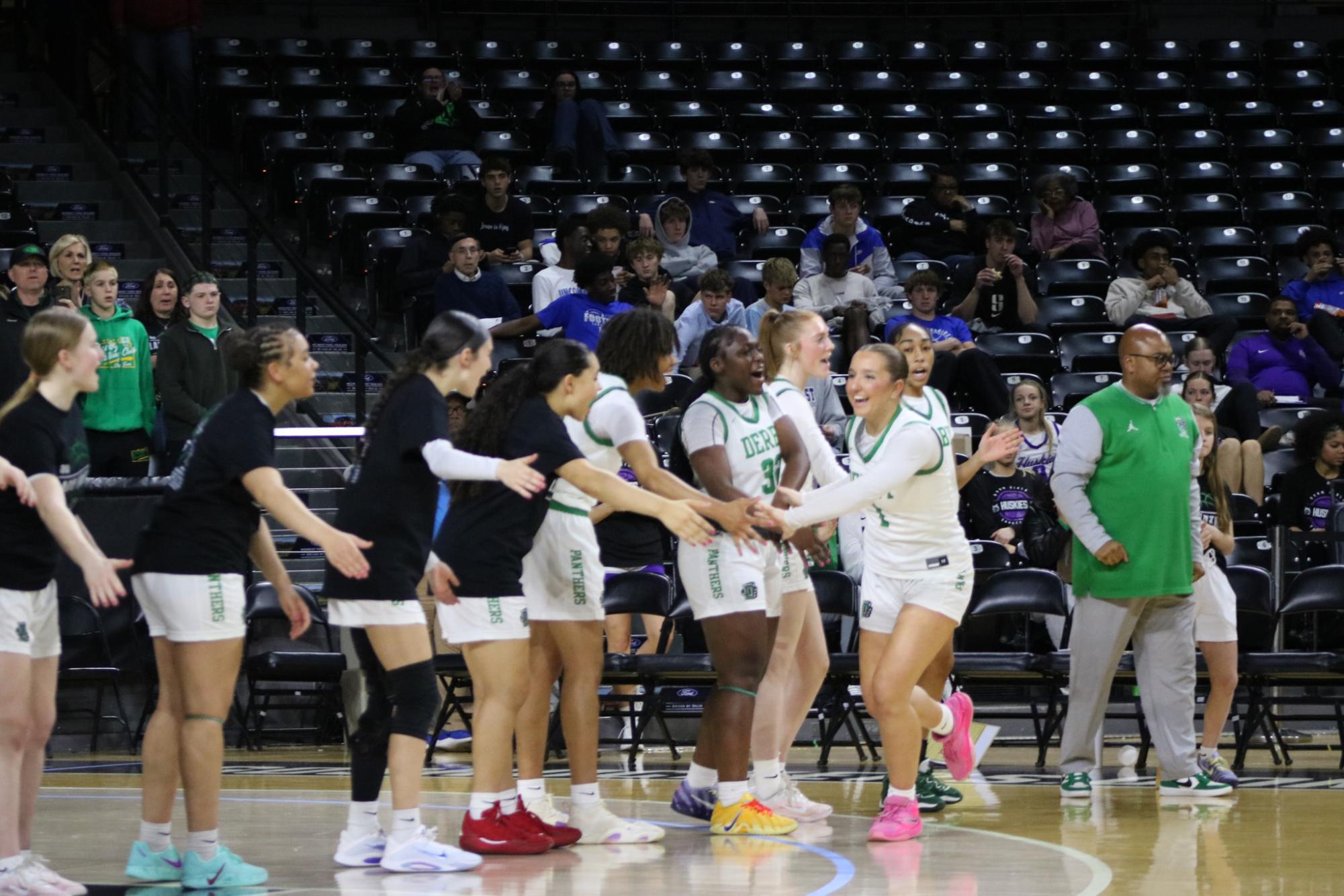 Girls State Basketball vs. Shawnee Mission South (Photos by Kaelyn Kissack)