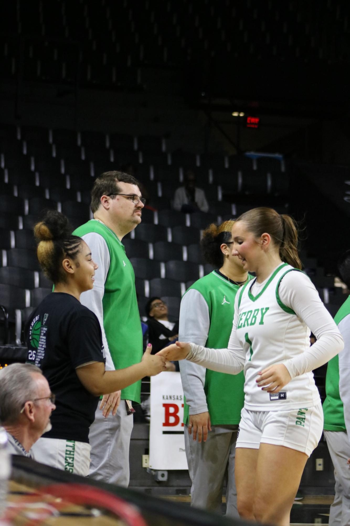 Girls State Basketball vs. Shawnee Mission South (Photos by Kaelyn Kissack)