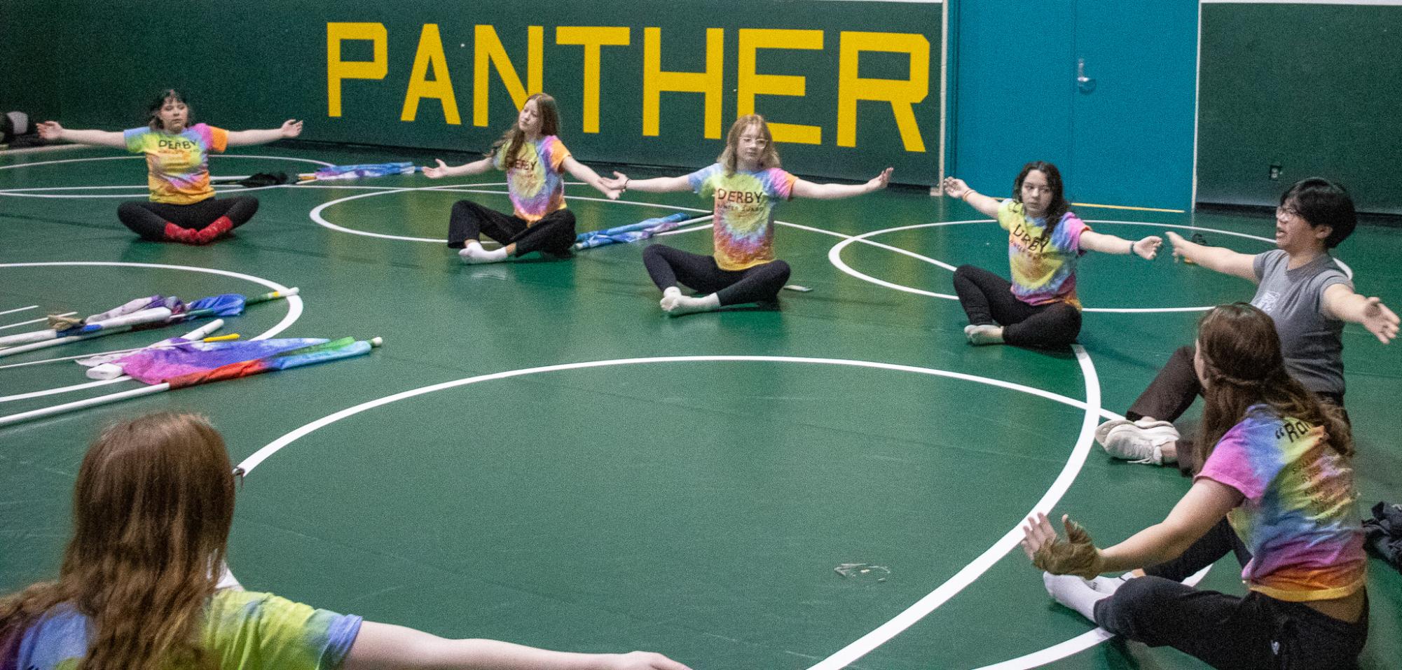 SIPPA Competition in Goddard for Winter Guard and ICT Winds (Photos by Janie Edwards)