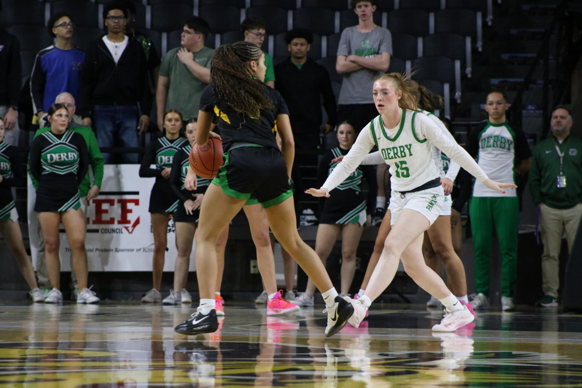Girls State Basketball vs. Shawnee Mission South (Photos by Kaelyn Kissack)