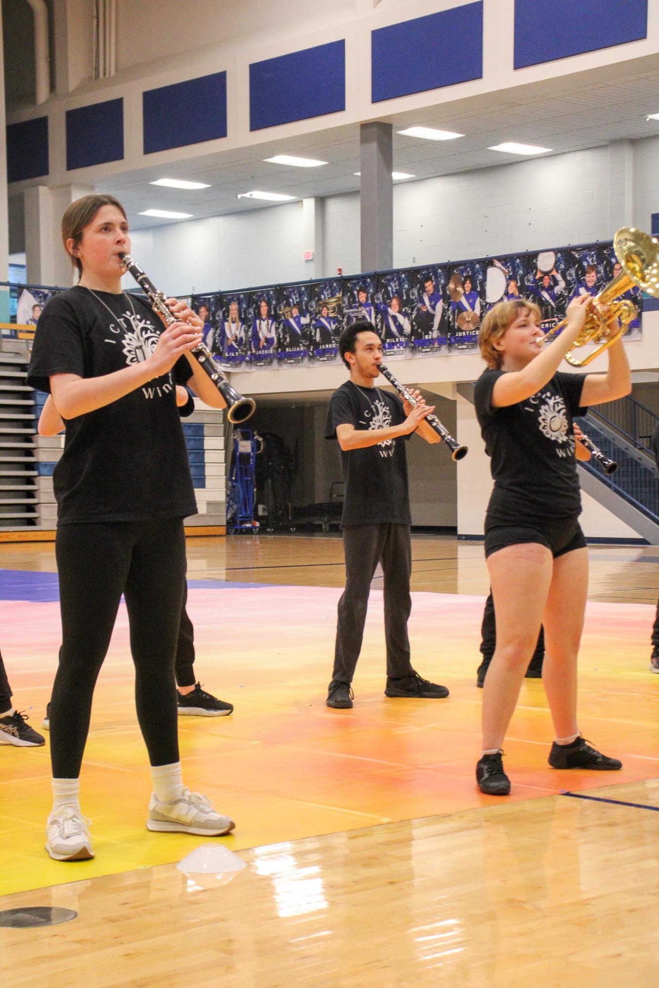 SIPPA Competition in Goddard for Winter Guard and ICT Winds (Photos by Janie Edwards)