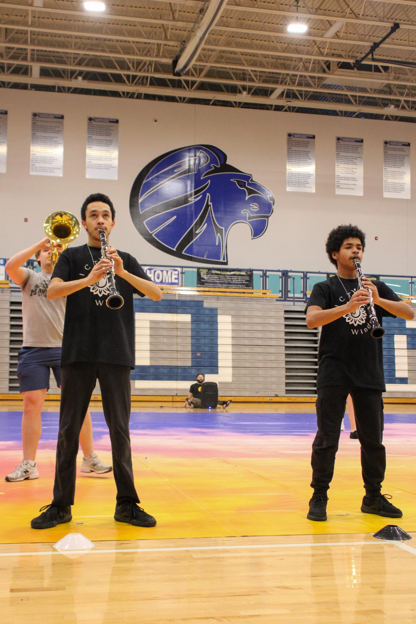 SIPPA Competition in Goddard for Winter Guard and ICT Winds (Photos by Janie Edwards)