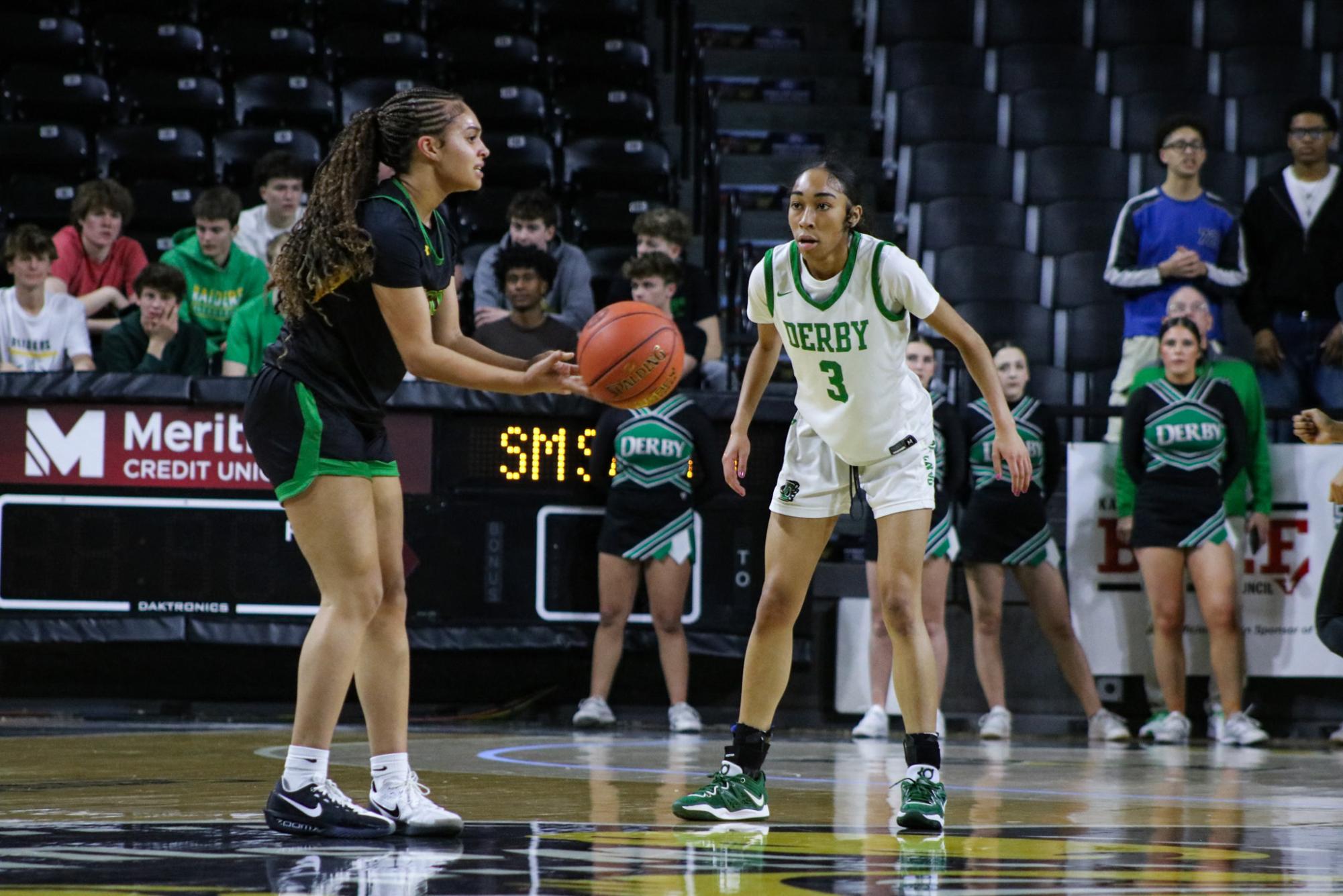 Girls State Basketball vs. Shawnee Mission South (Photos by Kaelyn Kissack)