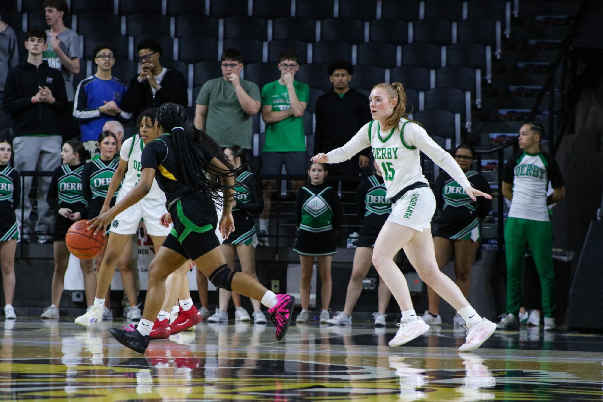 Girls State Basketball vs. Shawnee Mission South (Photos by Kaelyn Kissack)