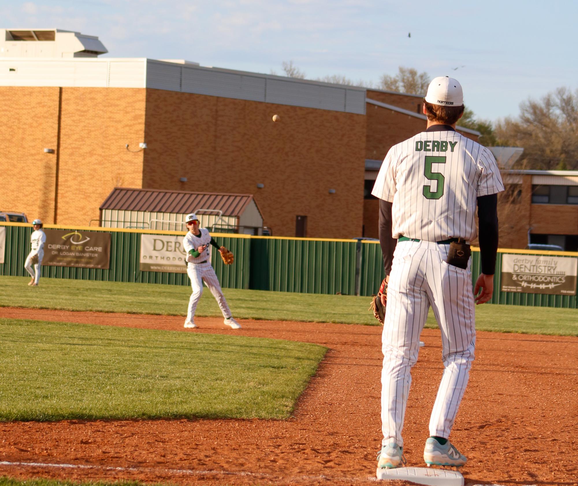 Boys Varsity Baseball vs. Kapaunm ( Photos by Tristan Anderson )