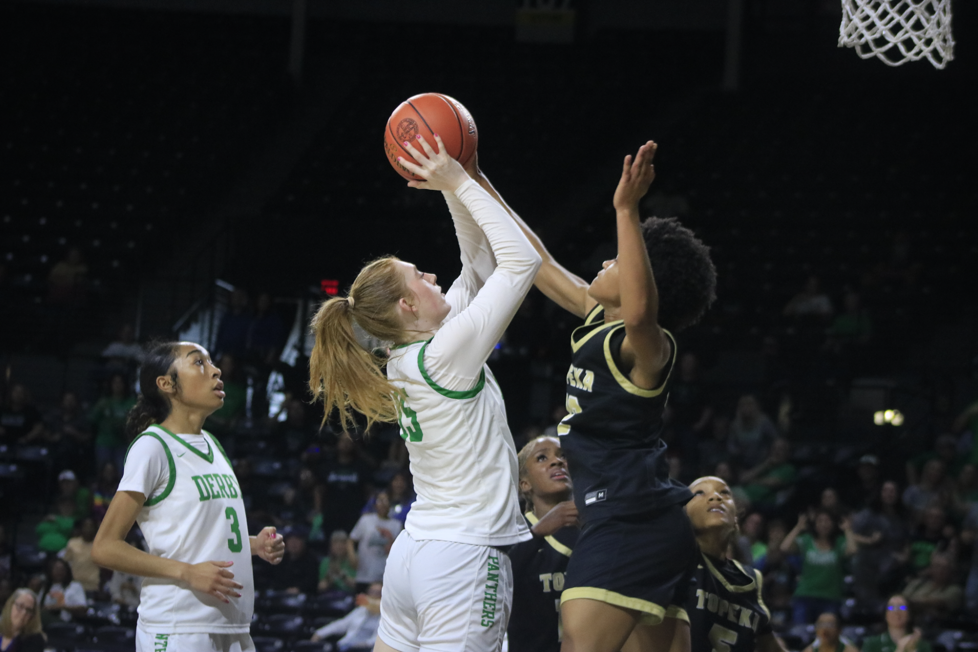 Girls state basketball vs. Topeka (Photos by Emma Searle)