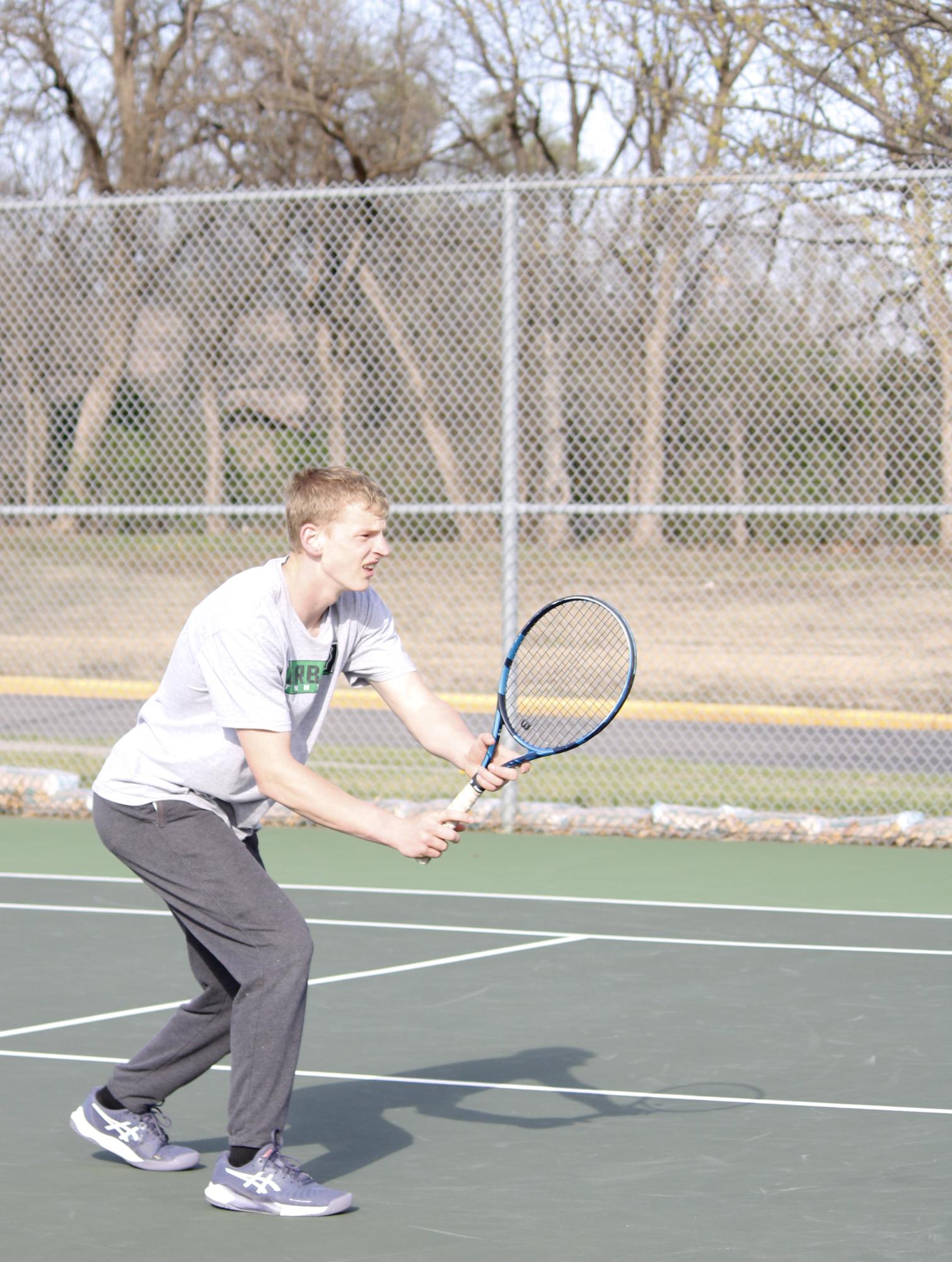 Boys Tennis Practice (Photos by Isadora Colgrove)