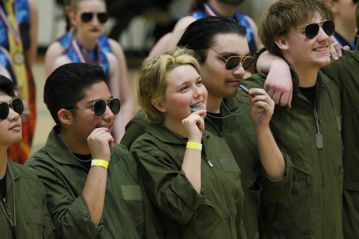 The Derby winterguard took second place in their intermediate division while the ICT winds took first in their division.