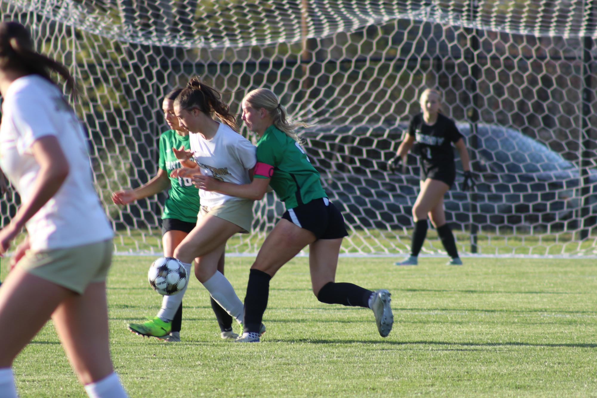 Girls varsity soccer vs. Andover Central (Photos by Delainey Sephenson)