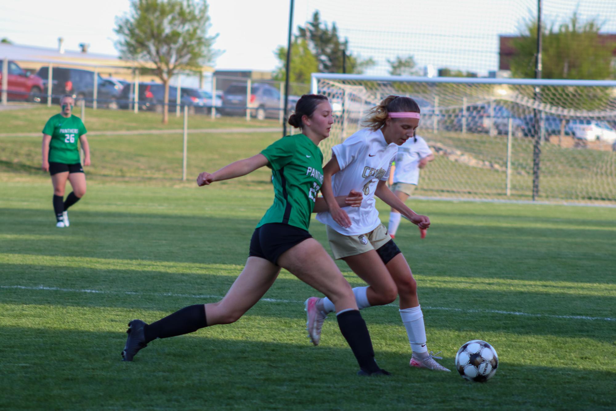 Girls varsity soccer vs. Andover Central (Photos by Delainey Sephenson)