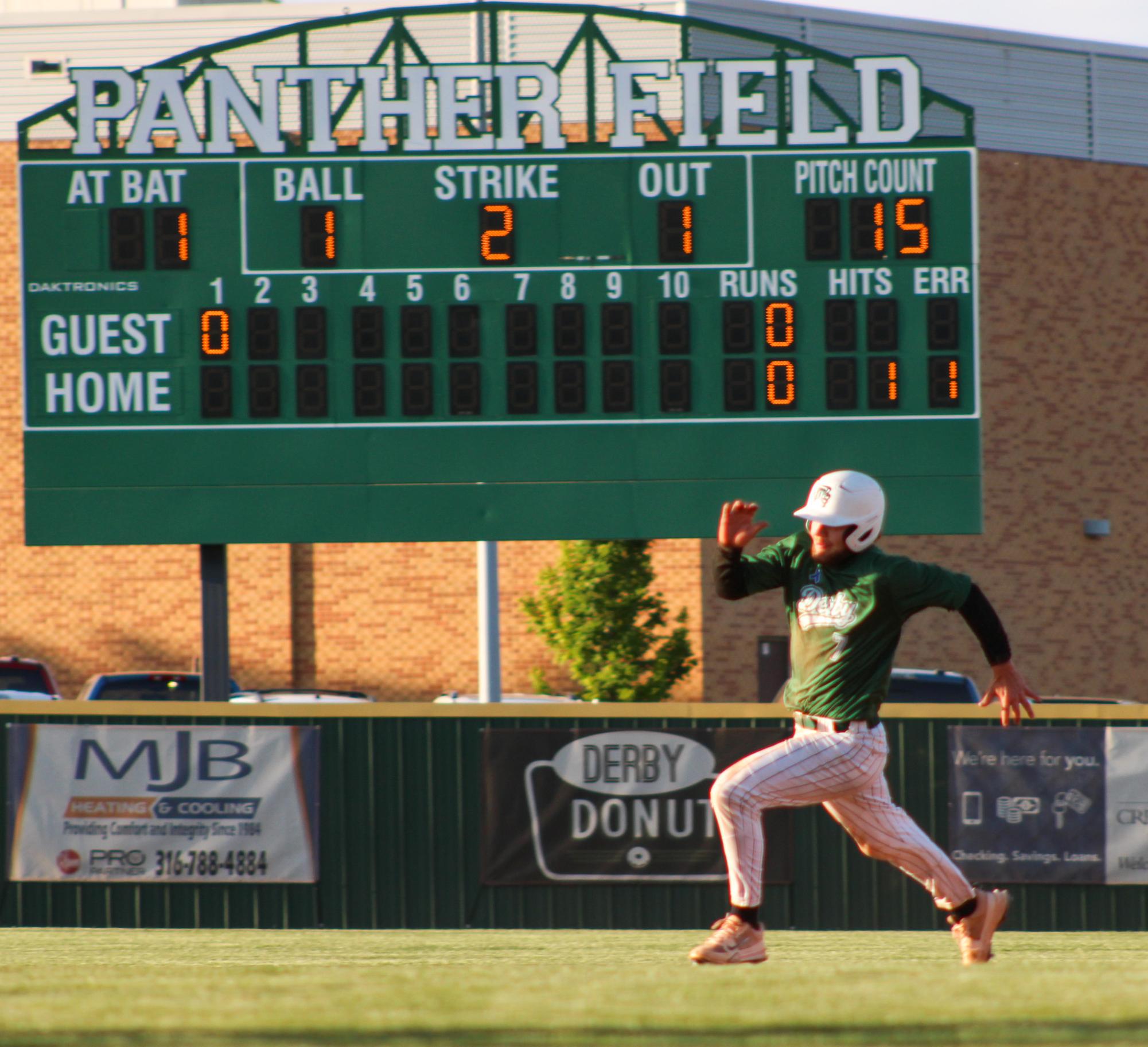 Varsity Baseball vs. Maize ( Photos by Tristan Anderson )