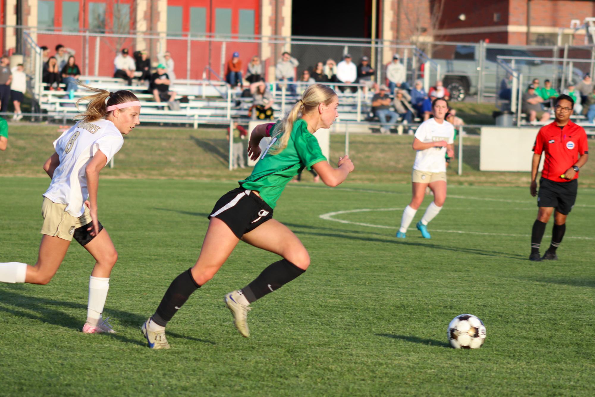 Girls varsity soccer vs. Andover Central (Photos by Delainey Sephenson)